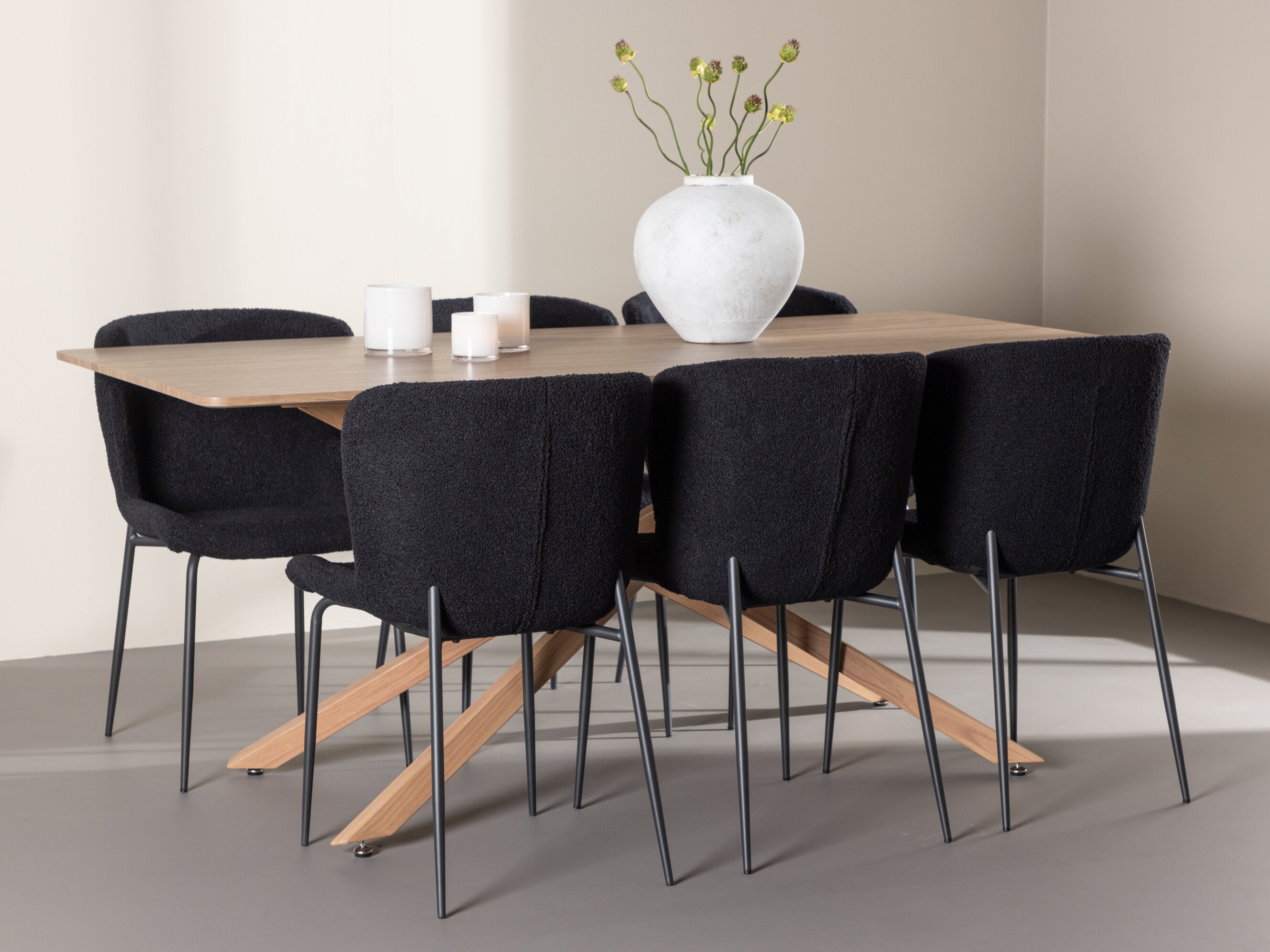 Dining set Dallas 5102 (Black)
