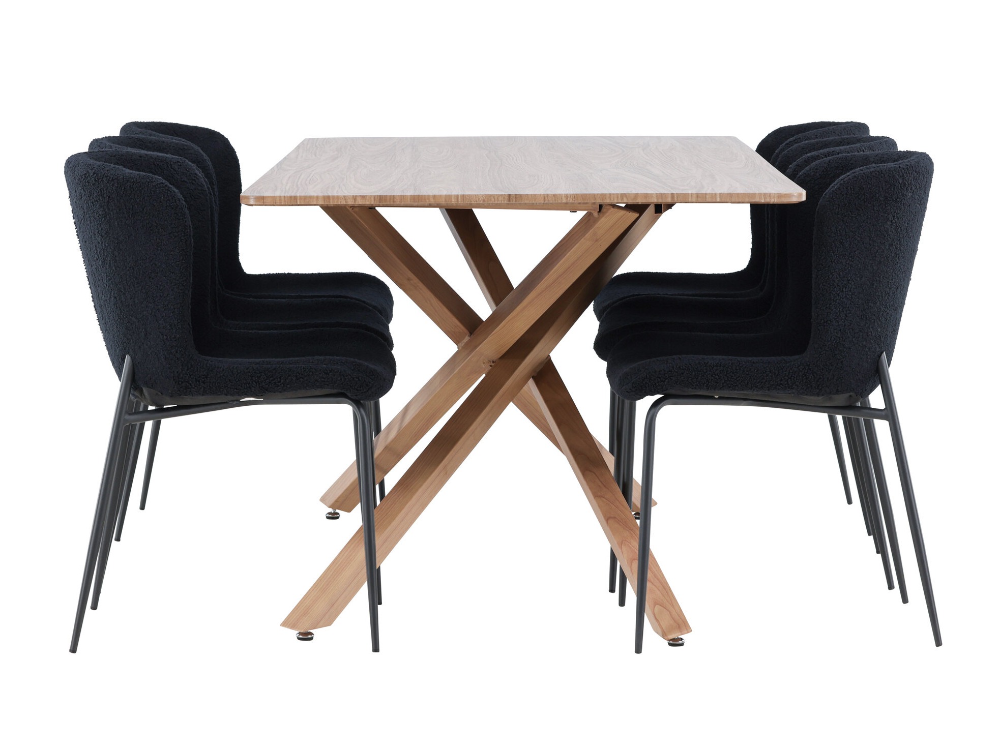 Dining set Dallas 5102 (Black)