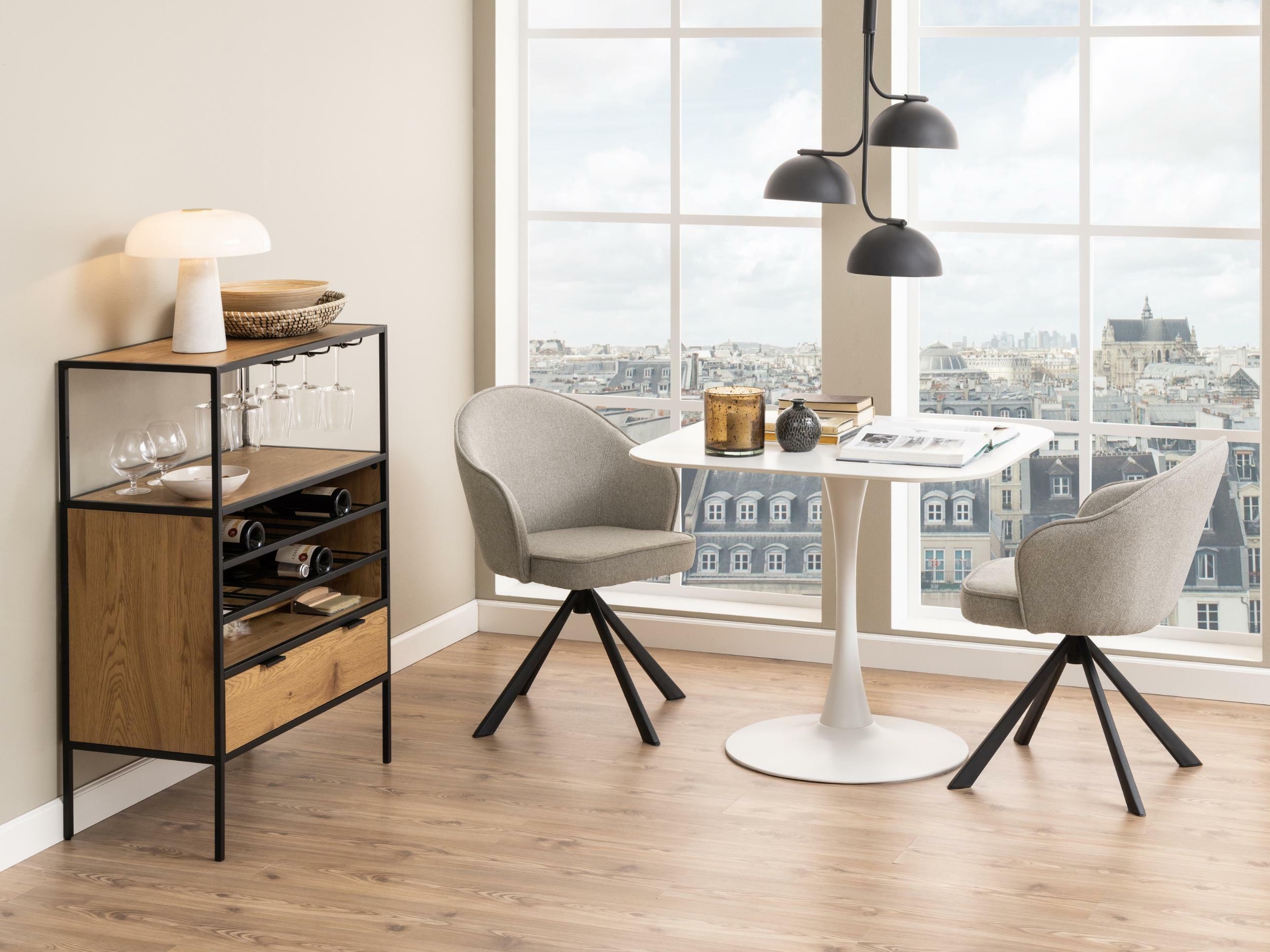 Table Norsica 690 (White + White marble)