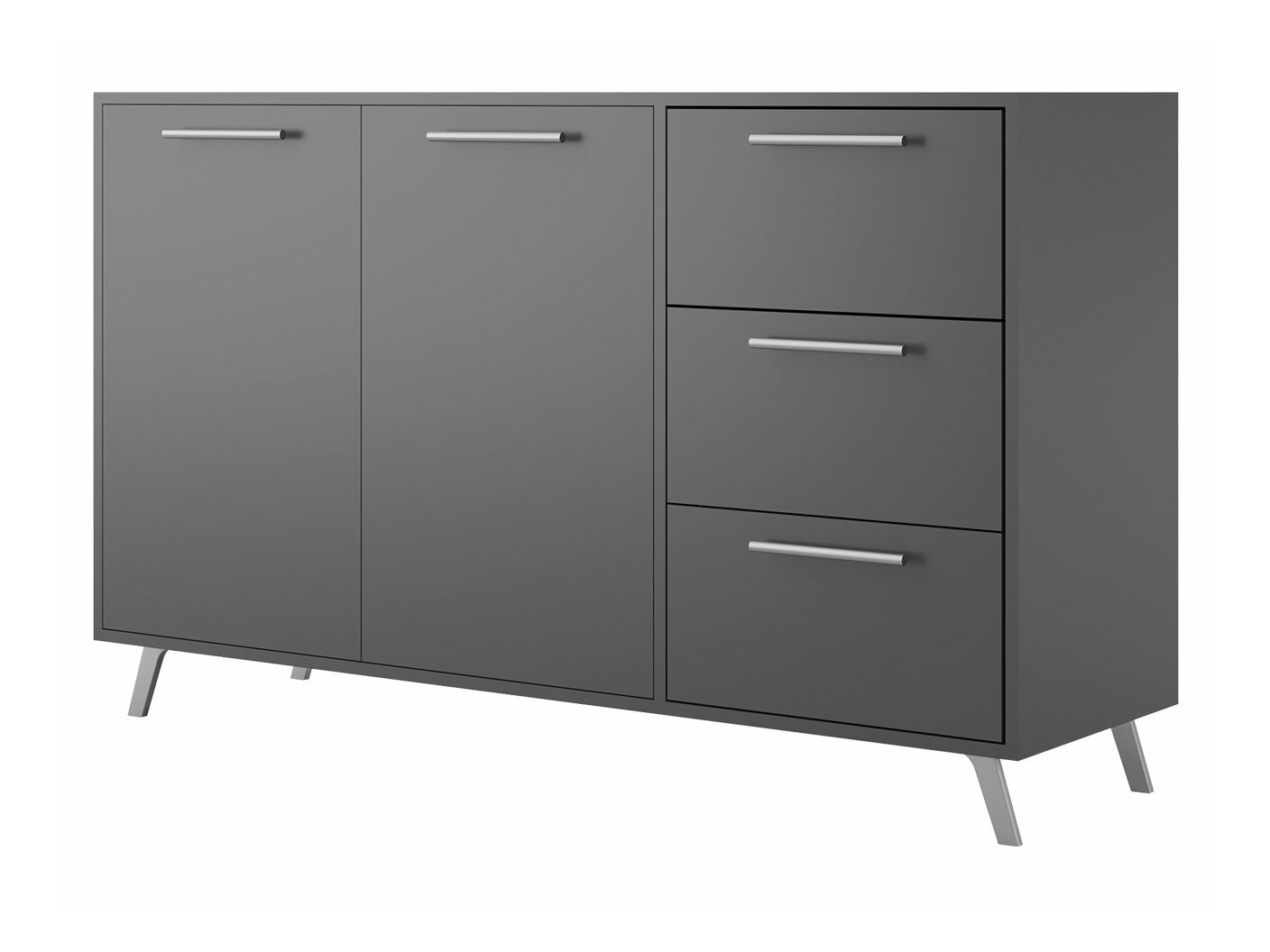 Chest of drawers Dortivu 160 (Graphite)