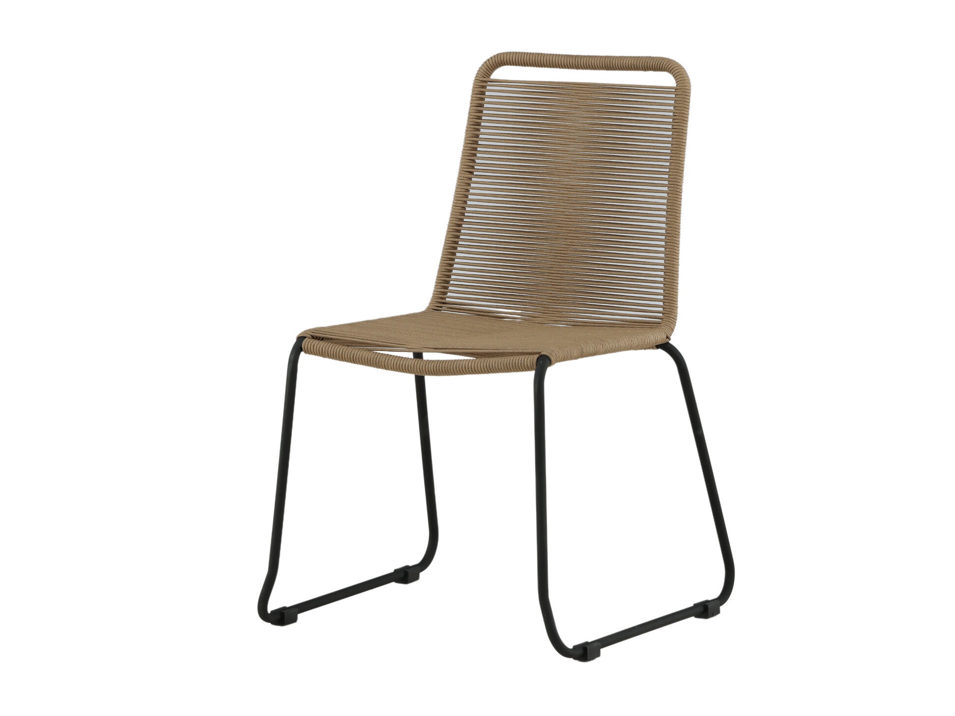 Outdoor chair Dallas 2820 (Light brown + Black)