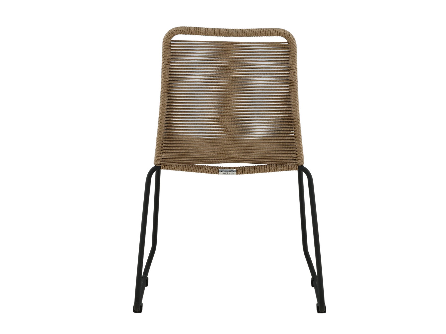 Outdoor chair Dallas 2820 (Light brown + Black)