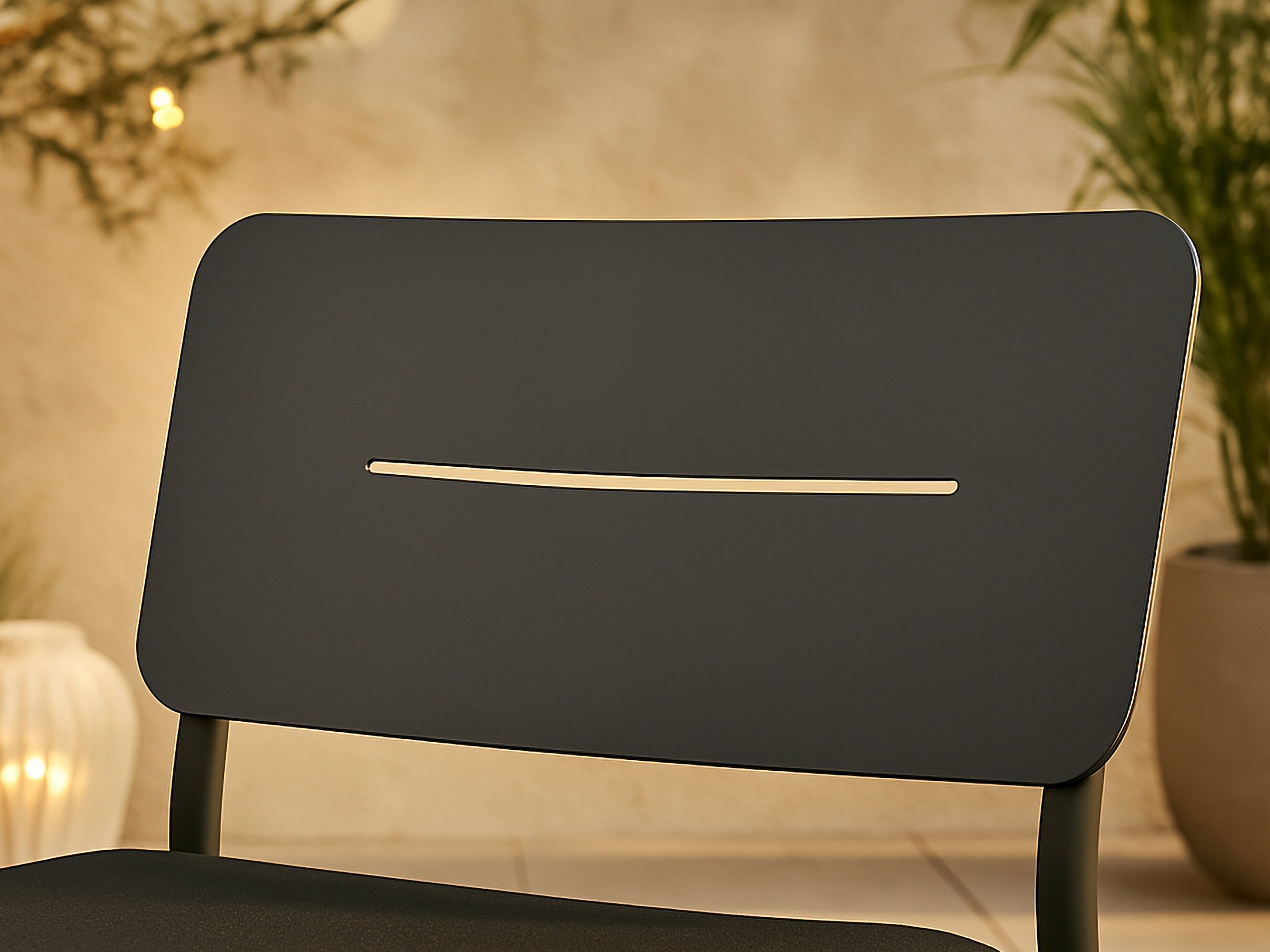 Outdoor chair Dallas 825 (Black)