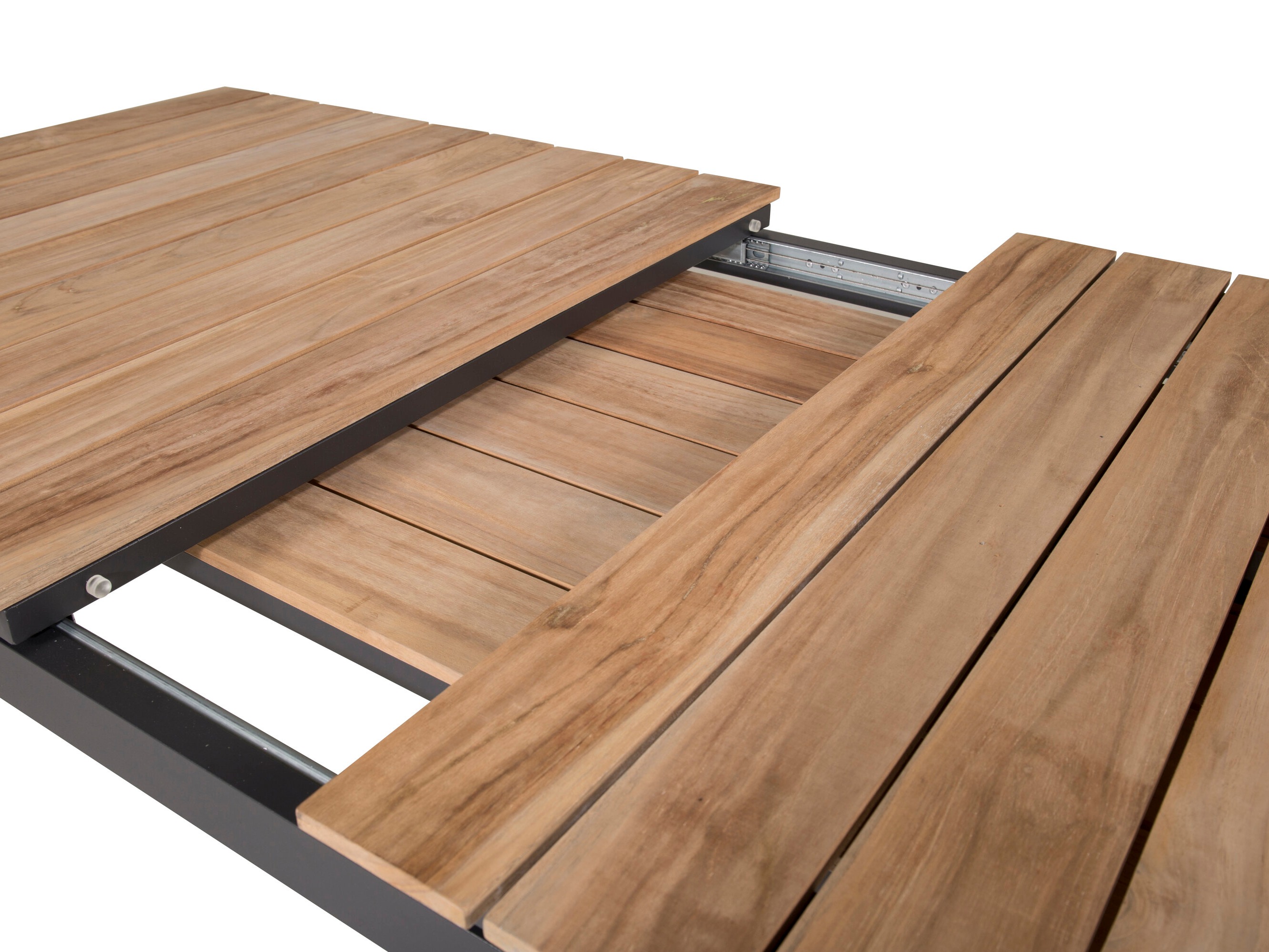 Outdoor table Dallas 2844 (Black + Brown)