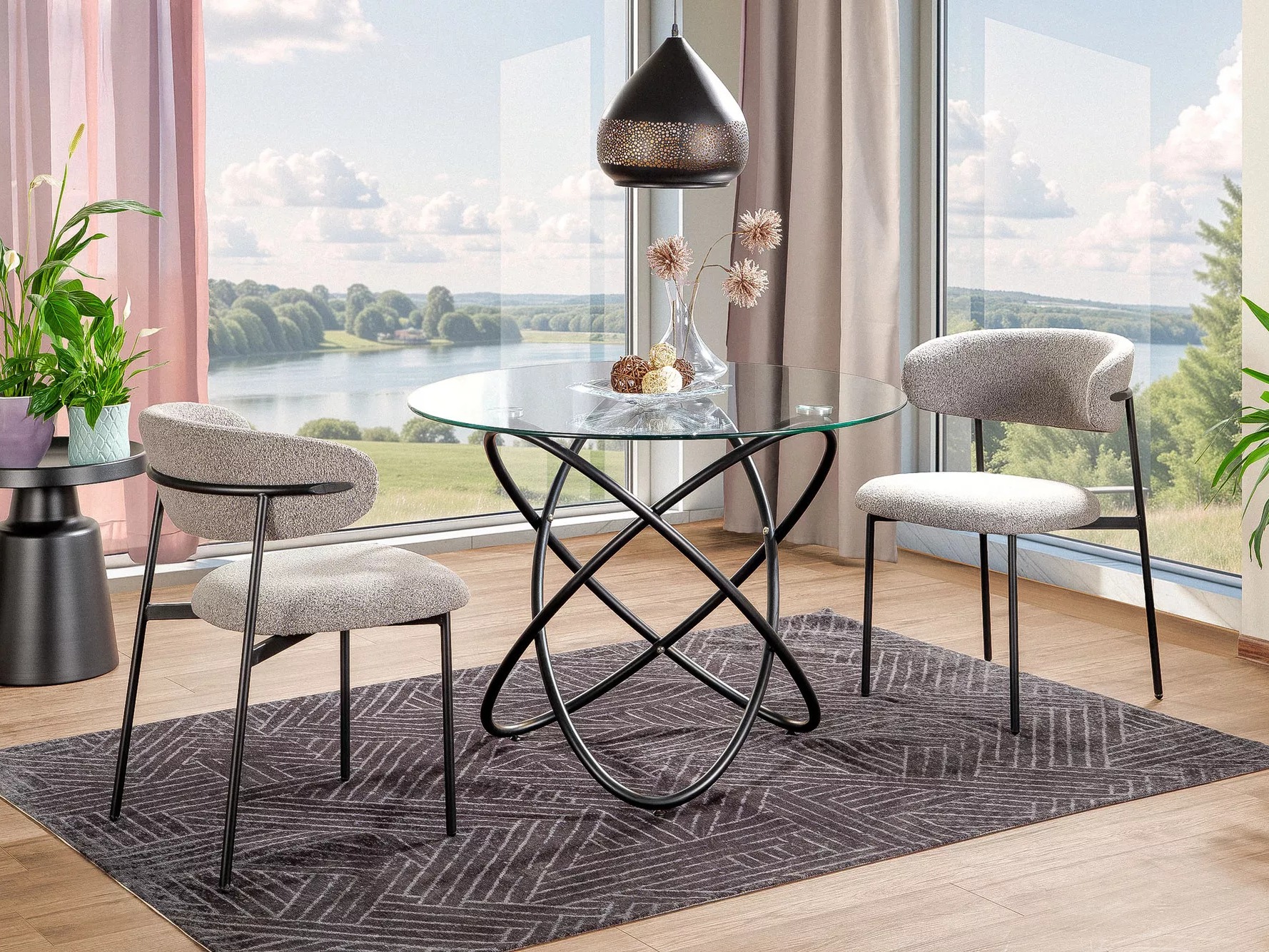 Table Detroit 933 (Black)