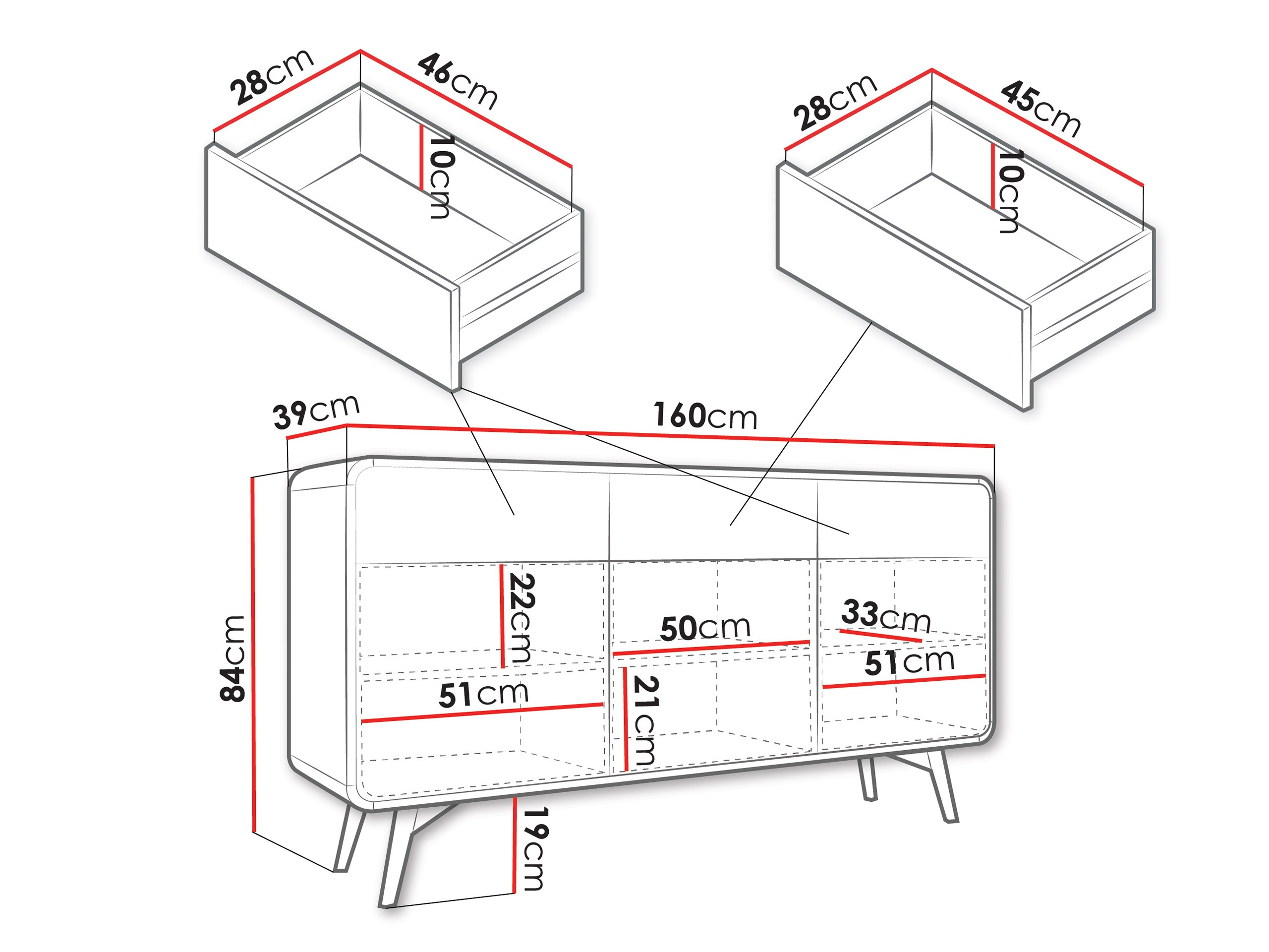 Chest of drawers Talsalo 101
