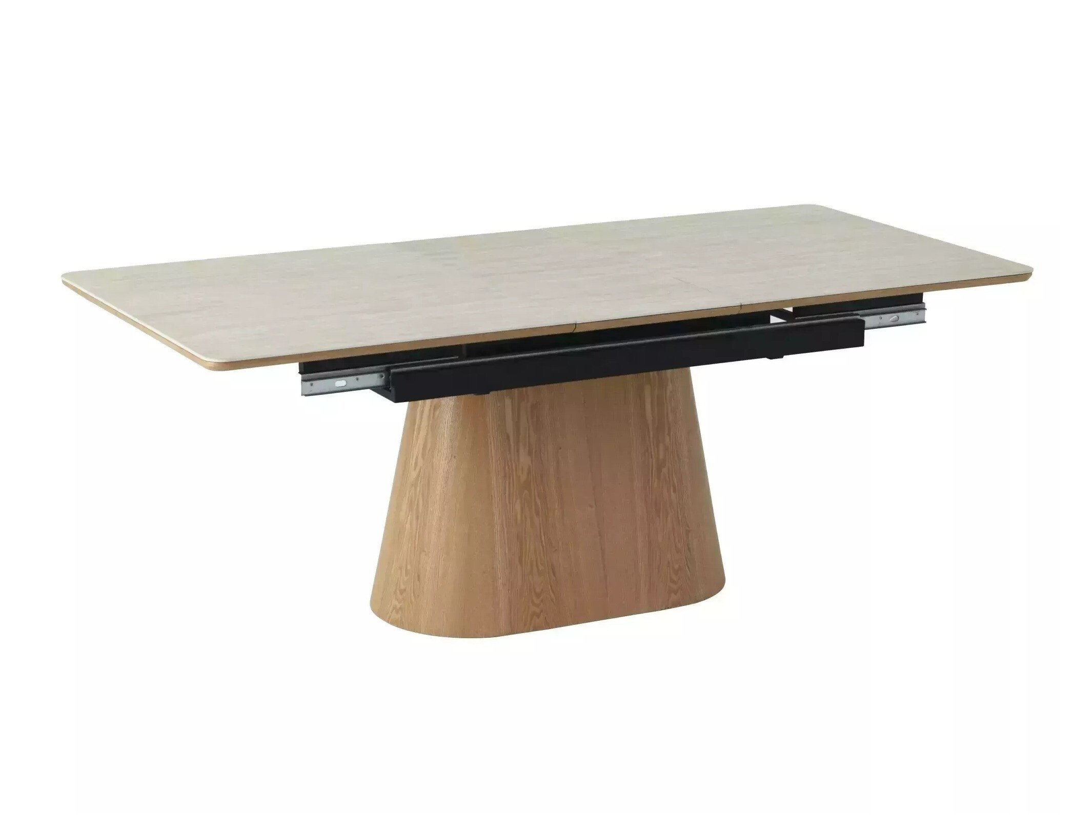 Table Detroit 932 (Light travertine + Oak)