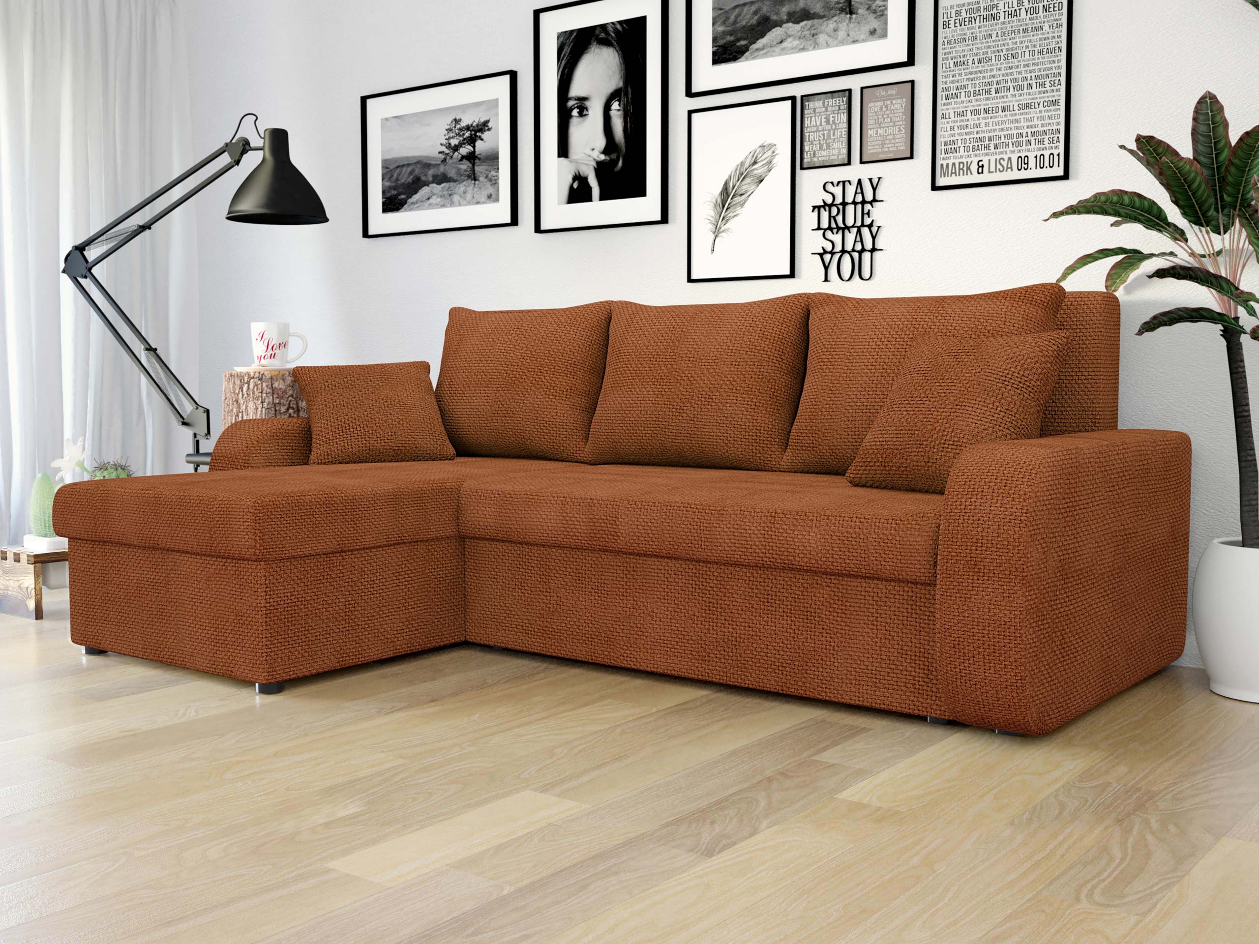 Corner sofa Comfivo Melissa (Flow 09)