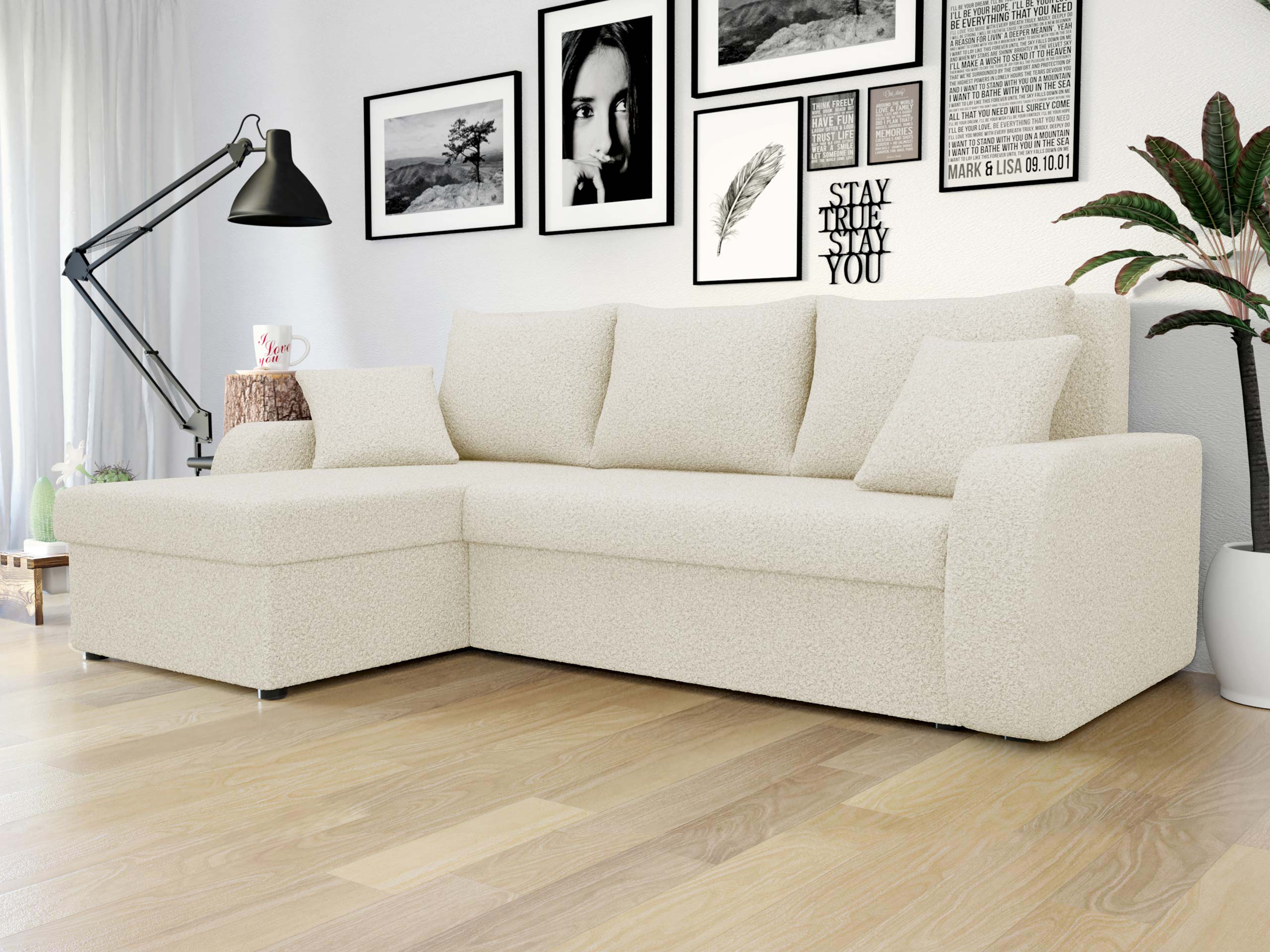 Corner sofa Comfivo Melissa (Lambi 07)