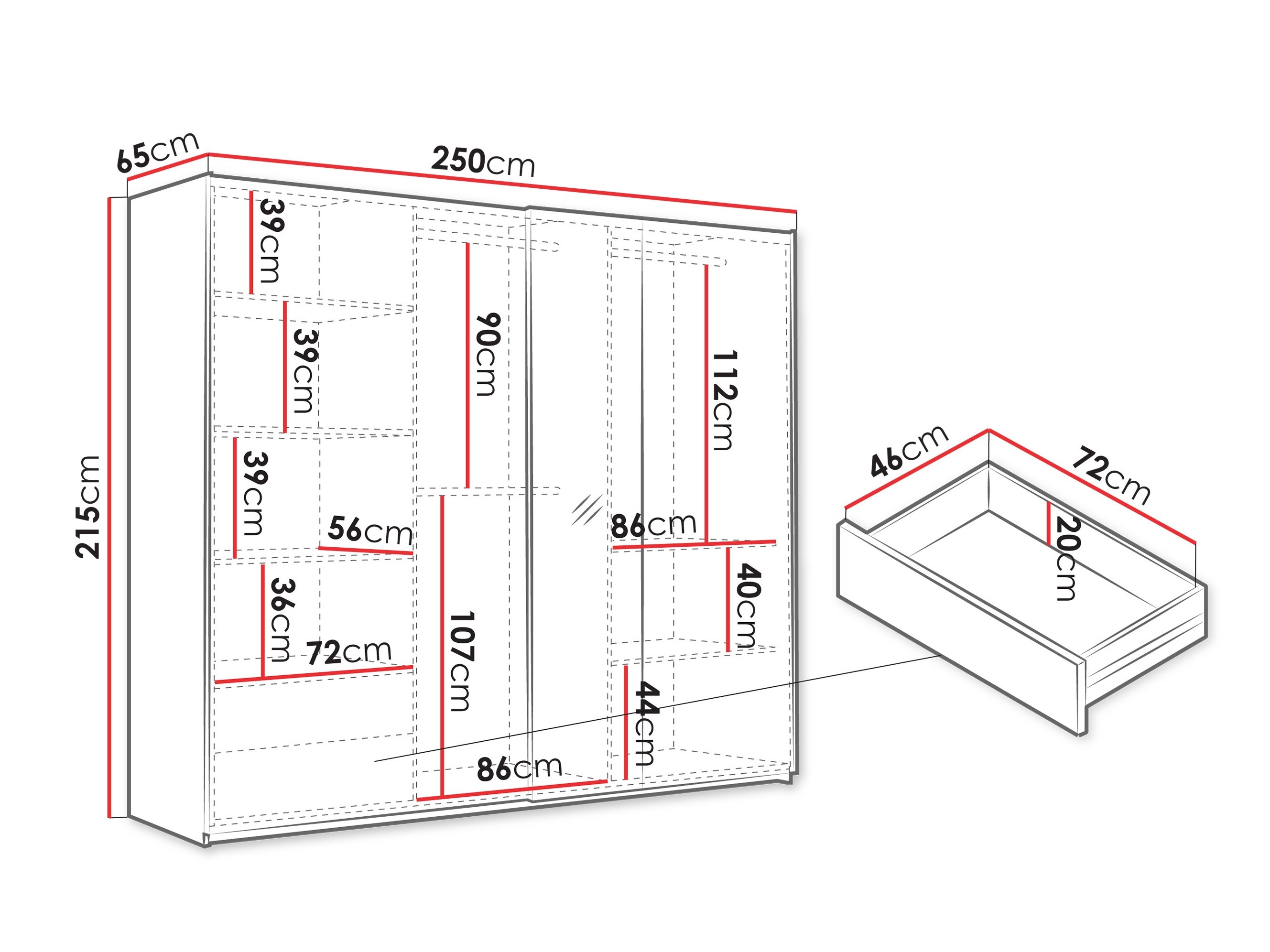 Wardrobe Honolulu 268
