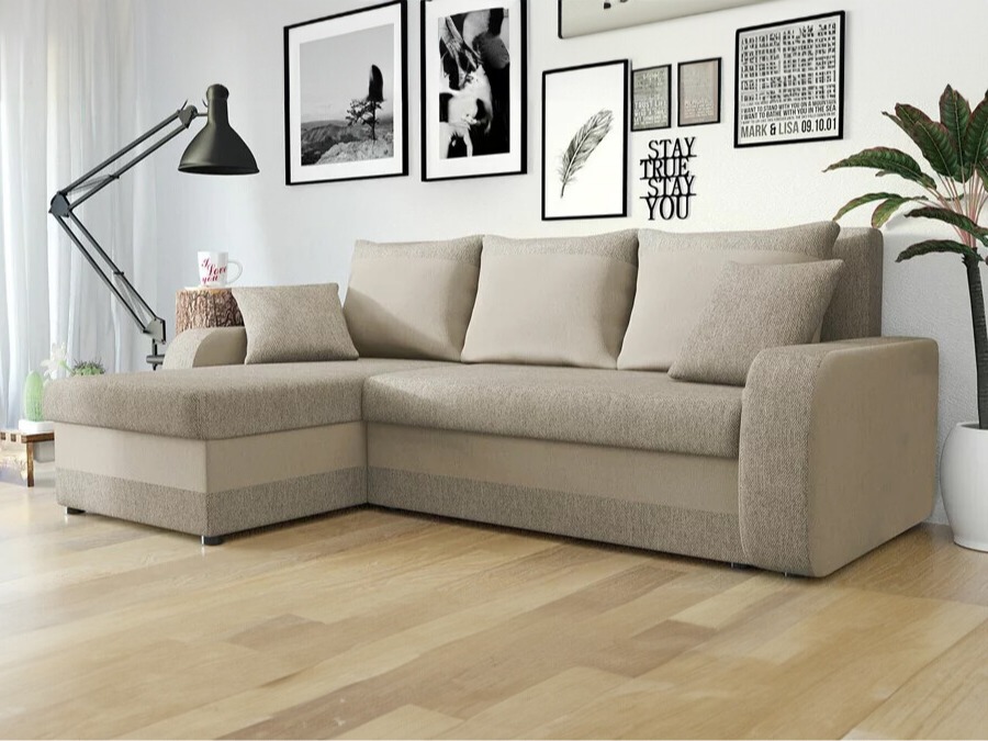 Corner sofa Comfivo 135 (Matana 17 + Manila 02)