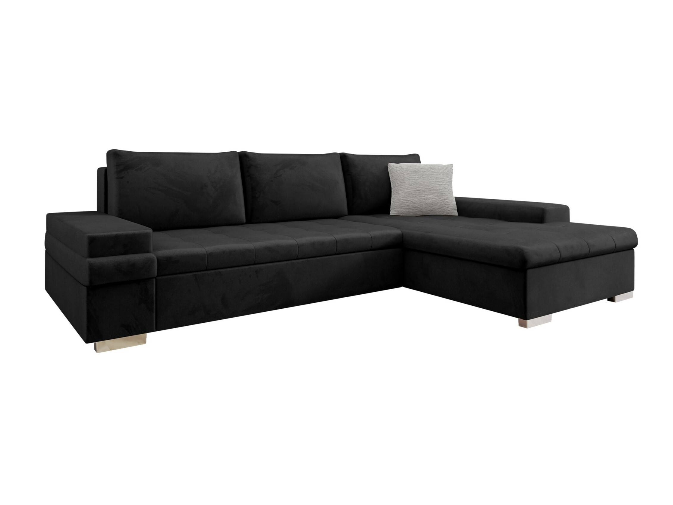 Corner sofa Comfivo Olivetum III (Piano 17 + Mokka 82)