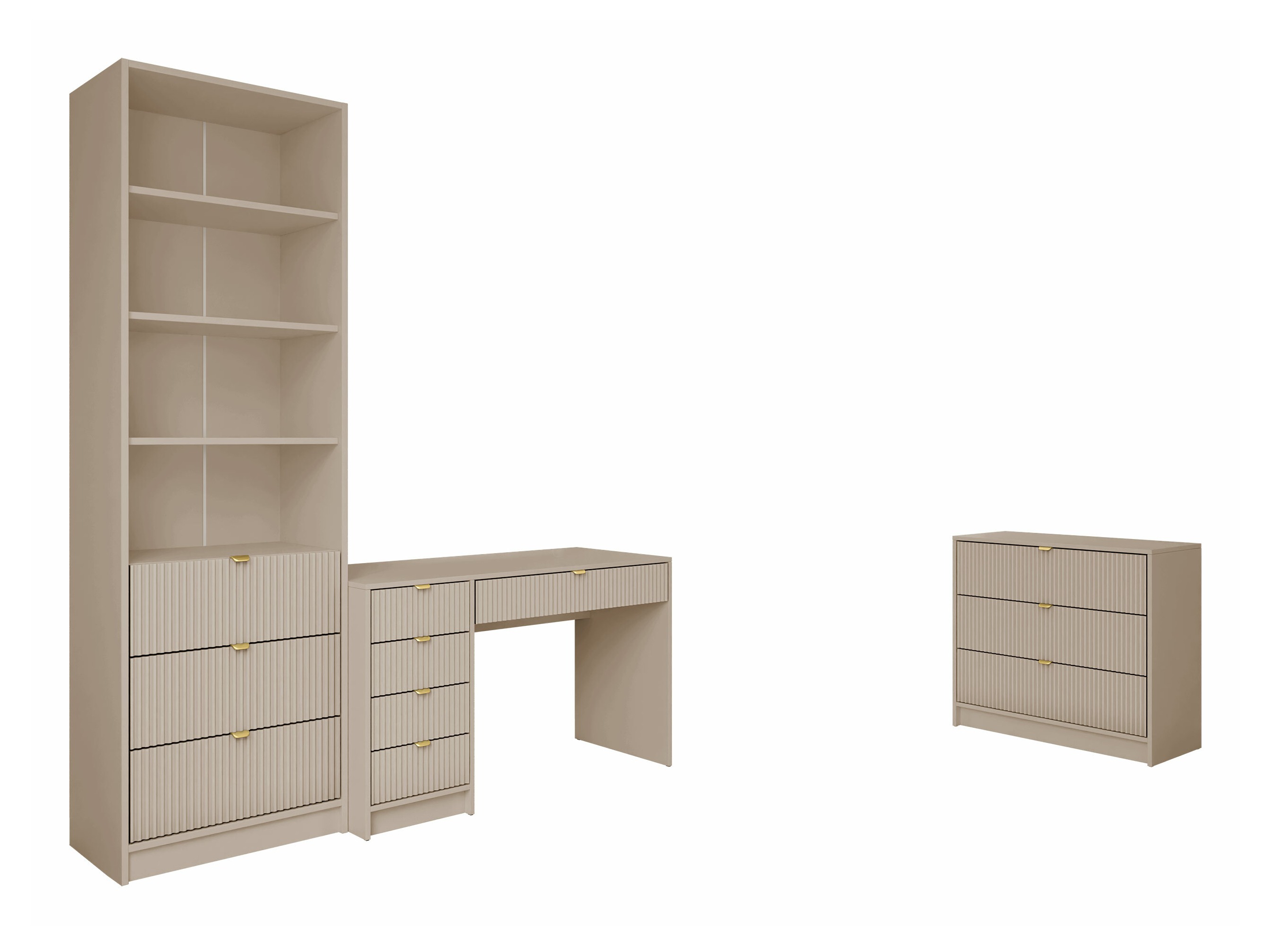 Home office set Comfivo Papilio V (Beige)