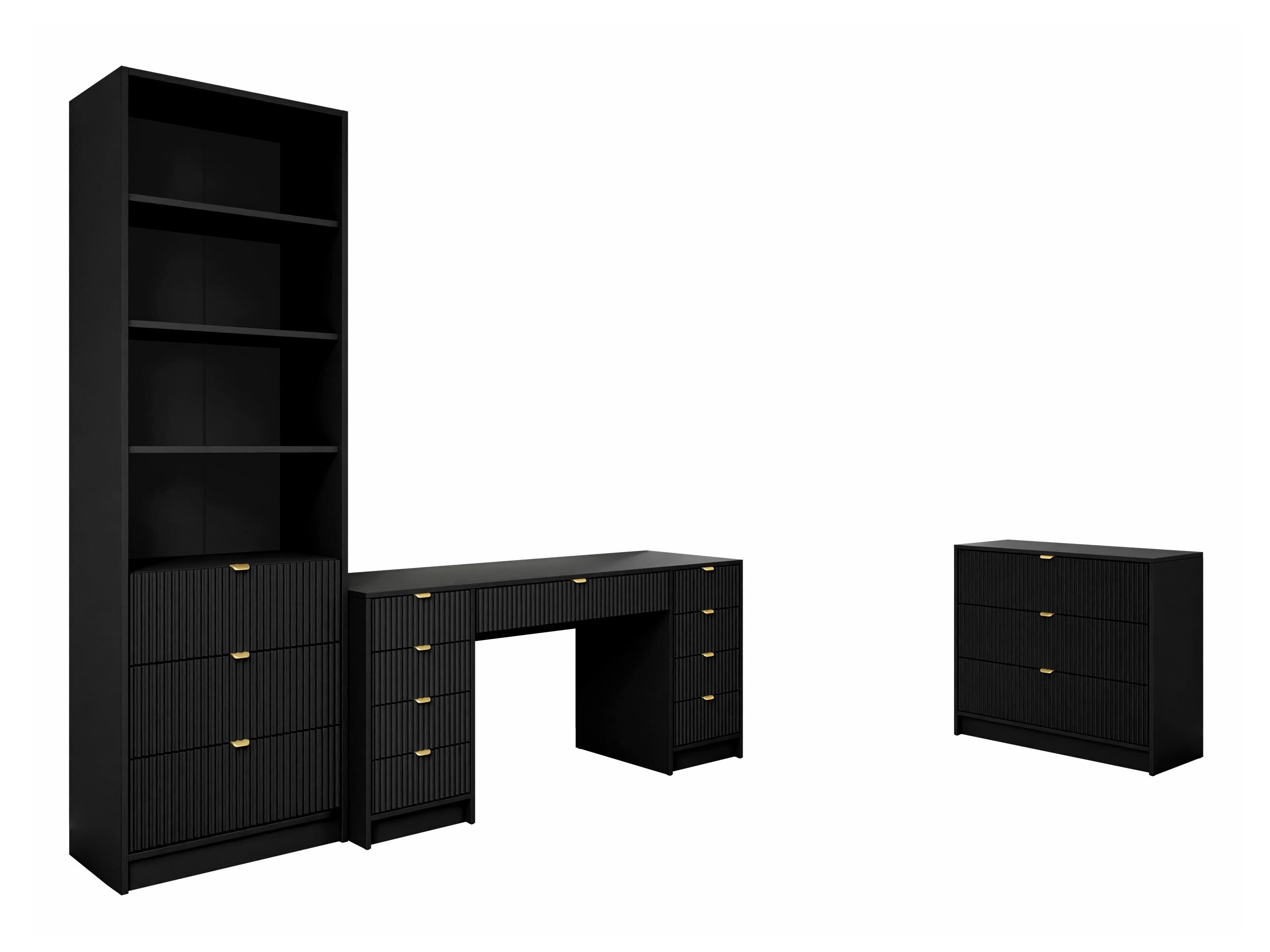Home office set Comfivo Papilio VI (Black)