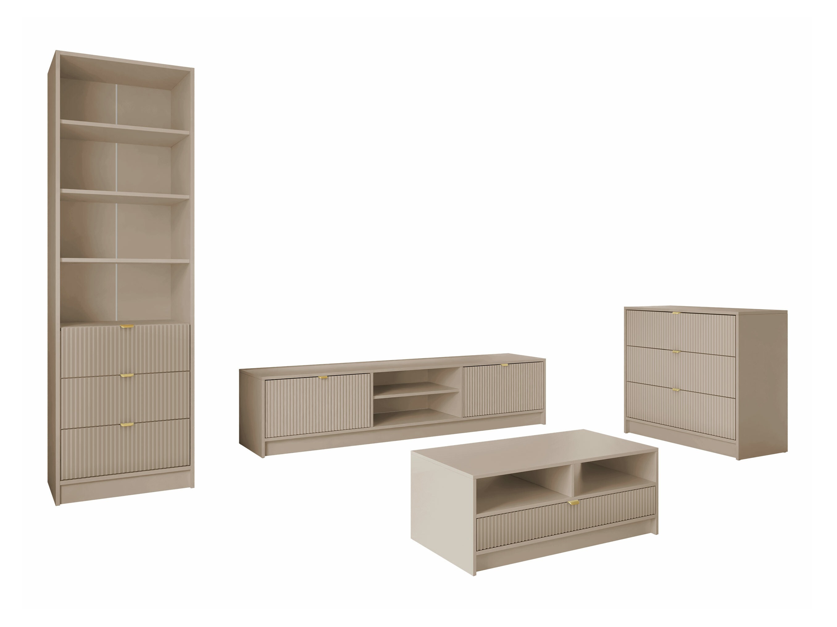 Living room set Comfivo Papilio VII (Beige)