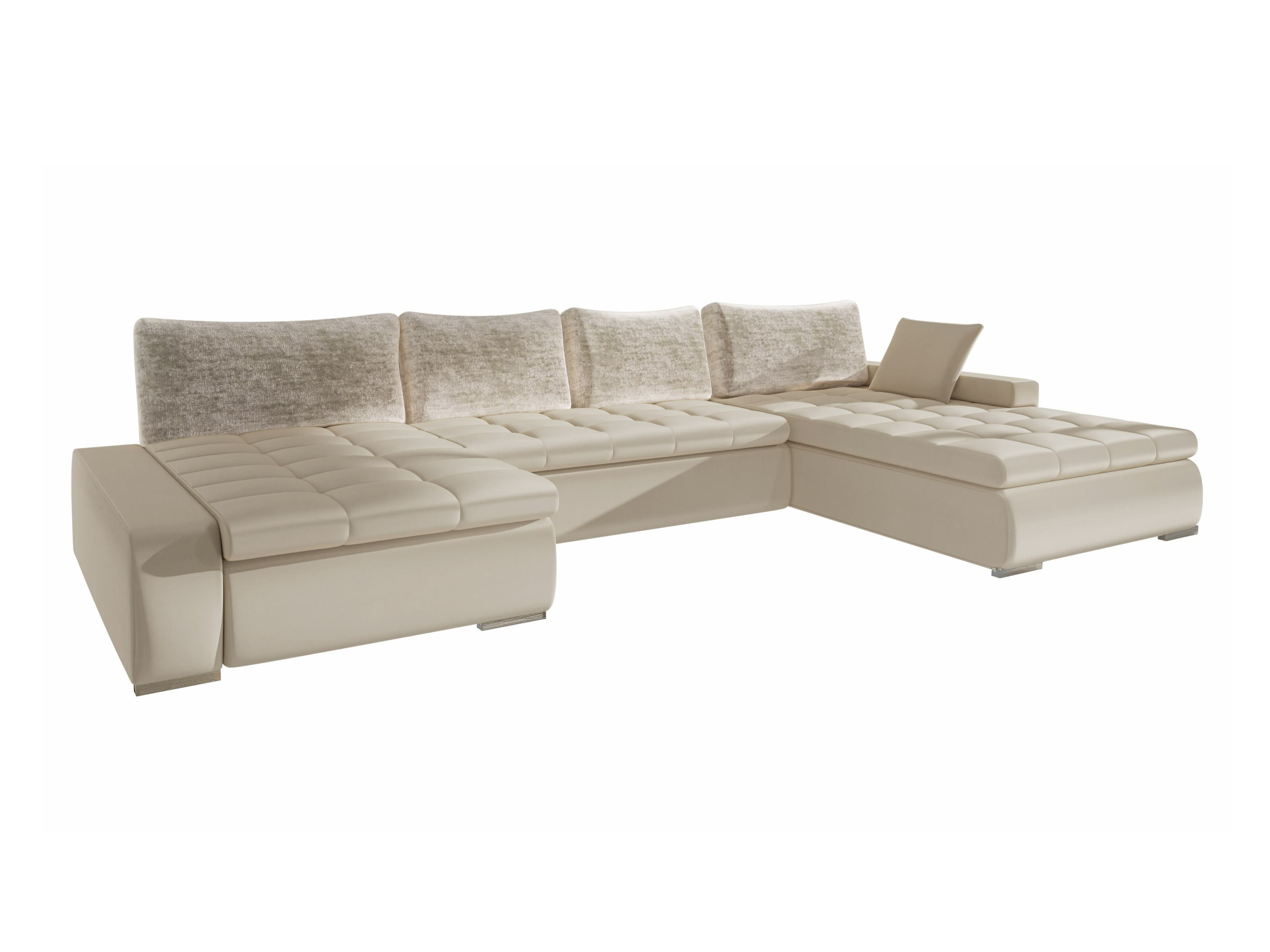 Corner sofa Comfivo 248 (Venus Velvet 2927 + Miu 2041 + Venus Velvet 2927)