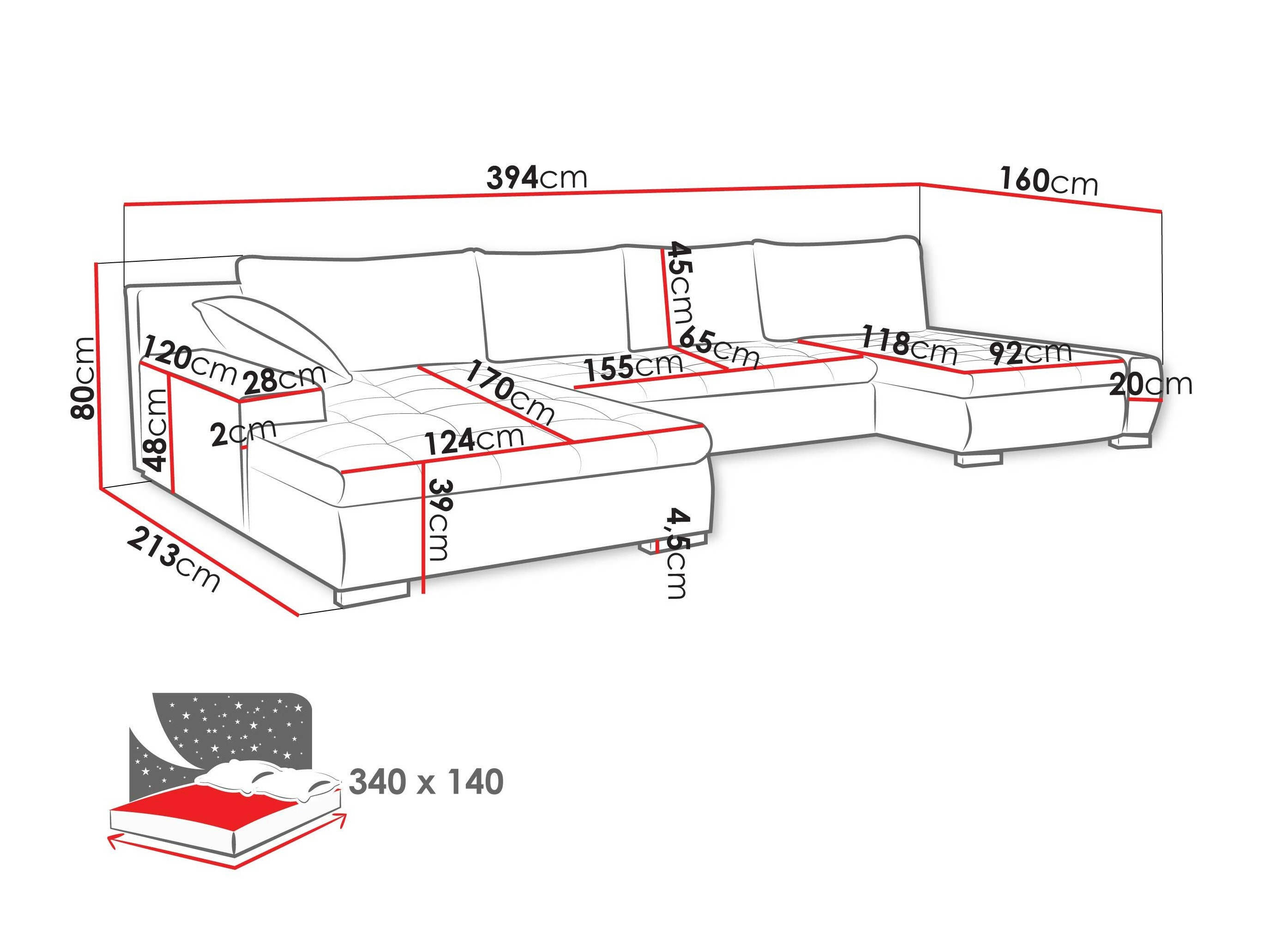 Corner sofa Comfivo Oliva I (Baloo 2074)