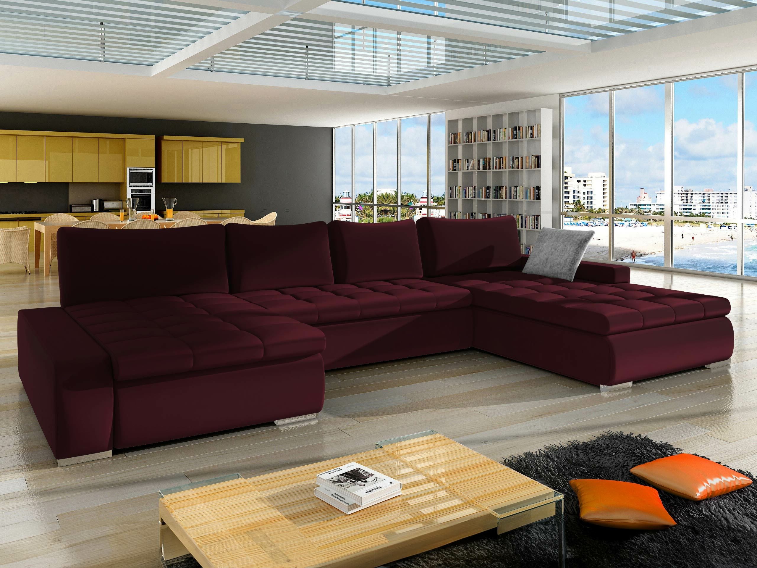 Corner sofa Comfivo Oliva I (Venus Velvet 2932 + Miu 2059)