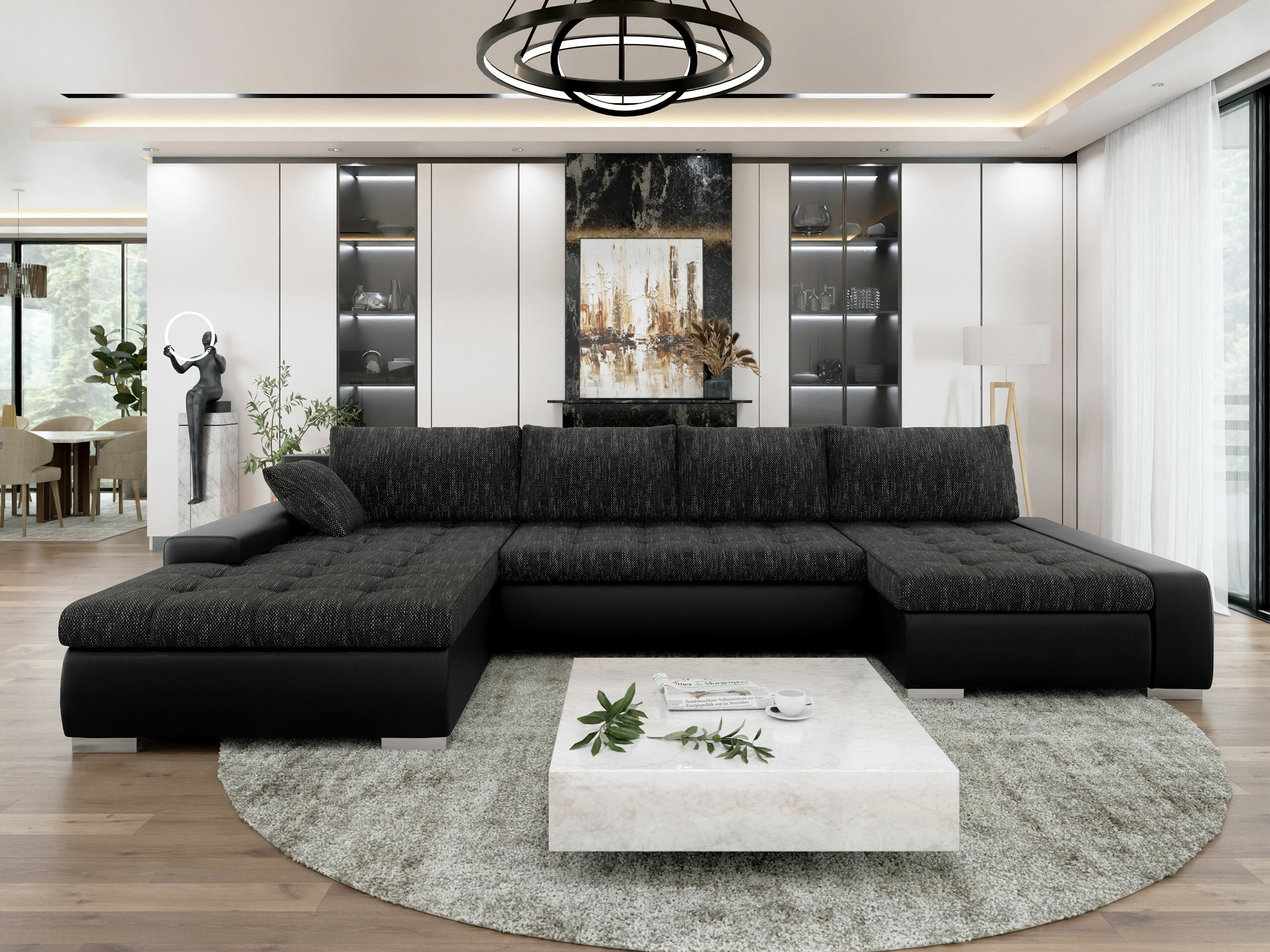 Corner sofa Comfivo Oliva (Soft 011 + Lawa 06)