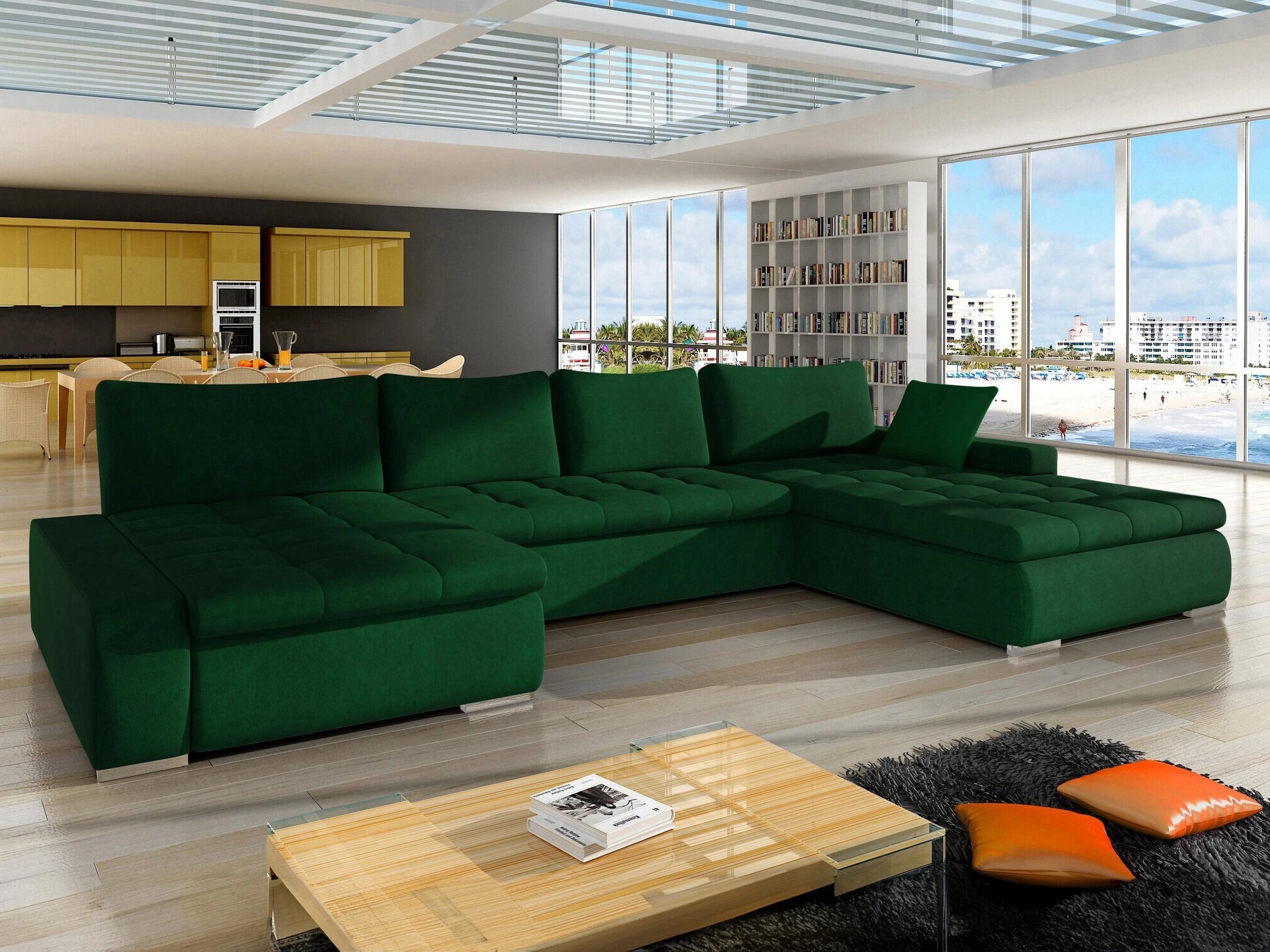 Corner sofa Comfivo Oliva (Uttario Velvet 2951)