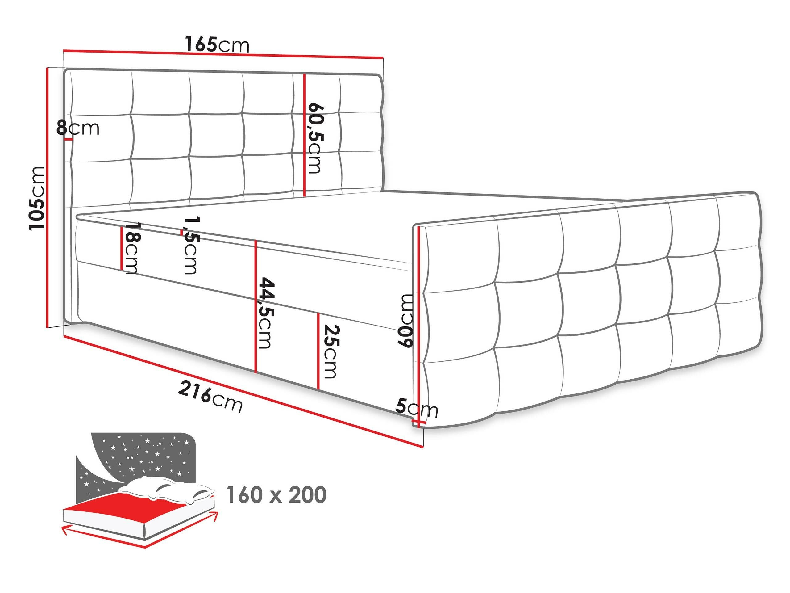 Continental bed Memphis 113 (Rico 13)