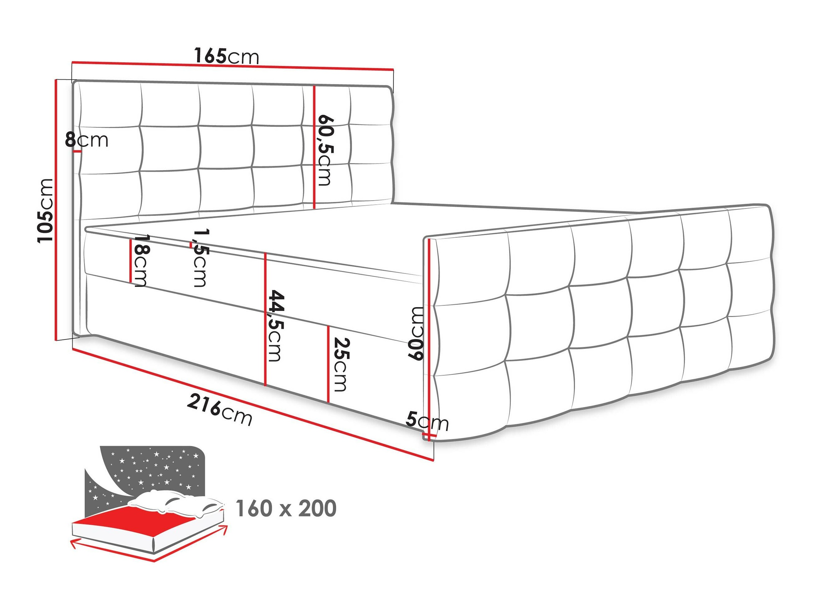 Continental bed Memphis 113 (Soft 001)