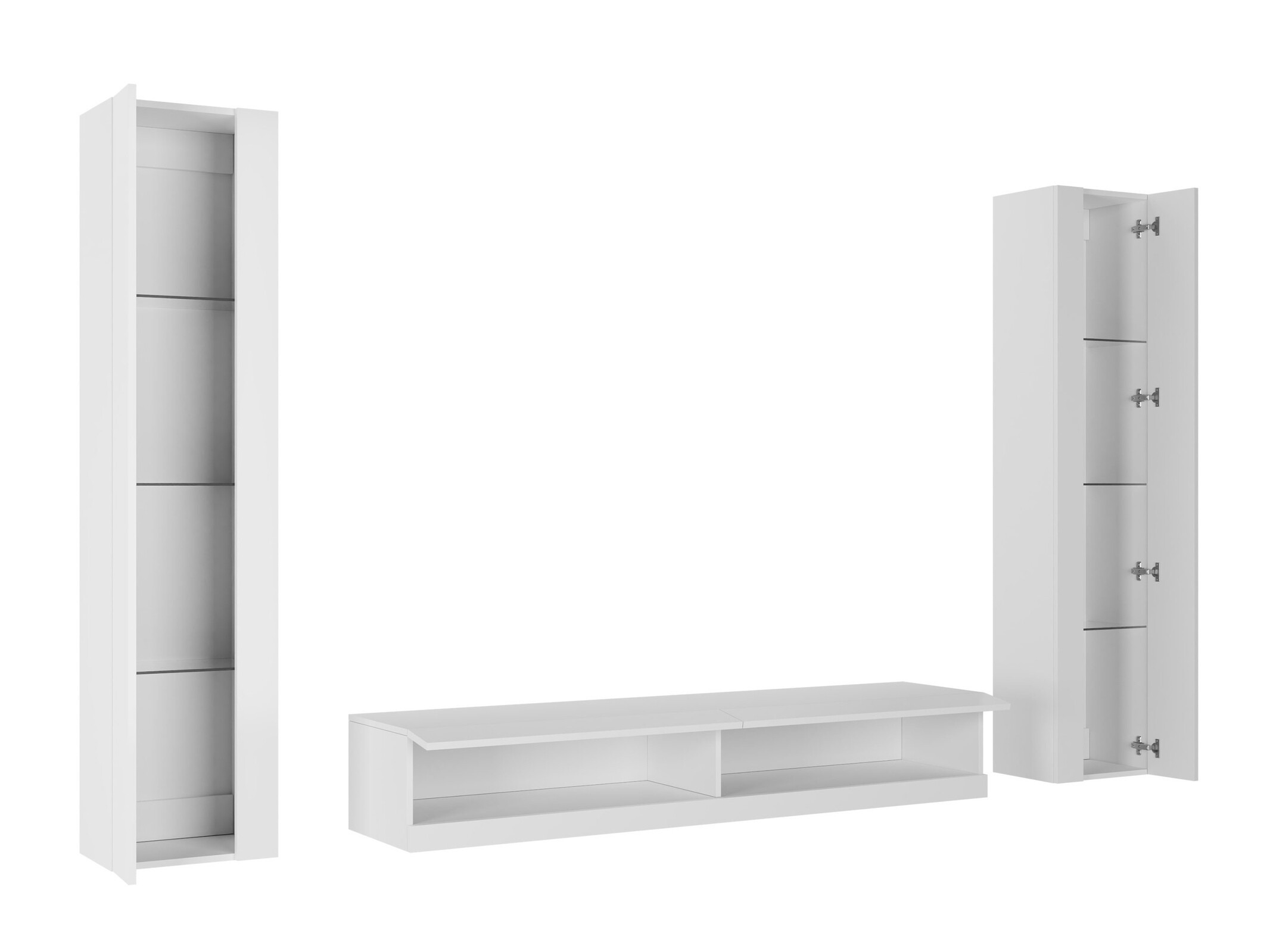 Living room set Vilrin V (Black + Glossy black)