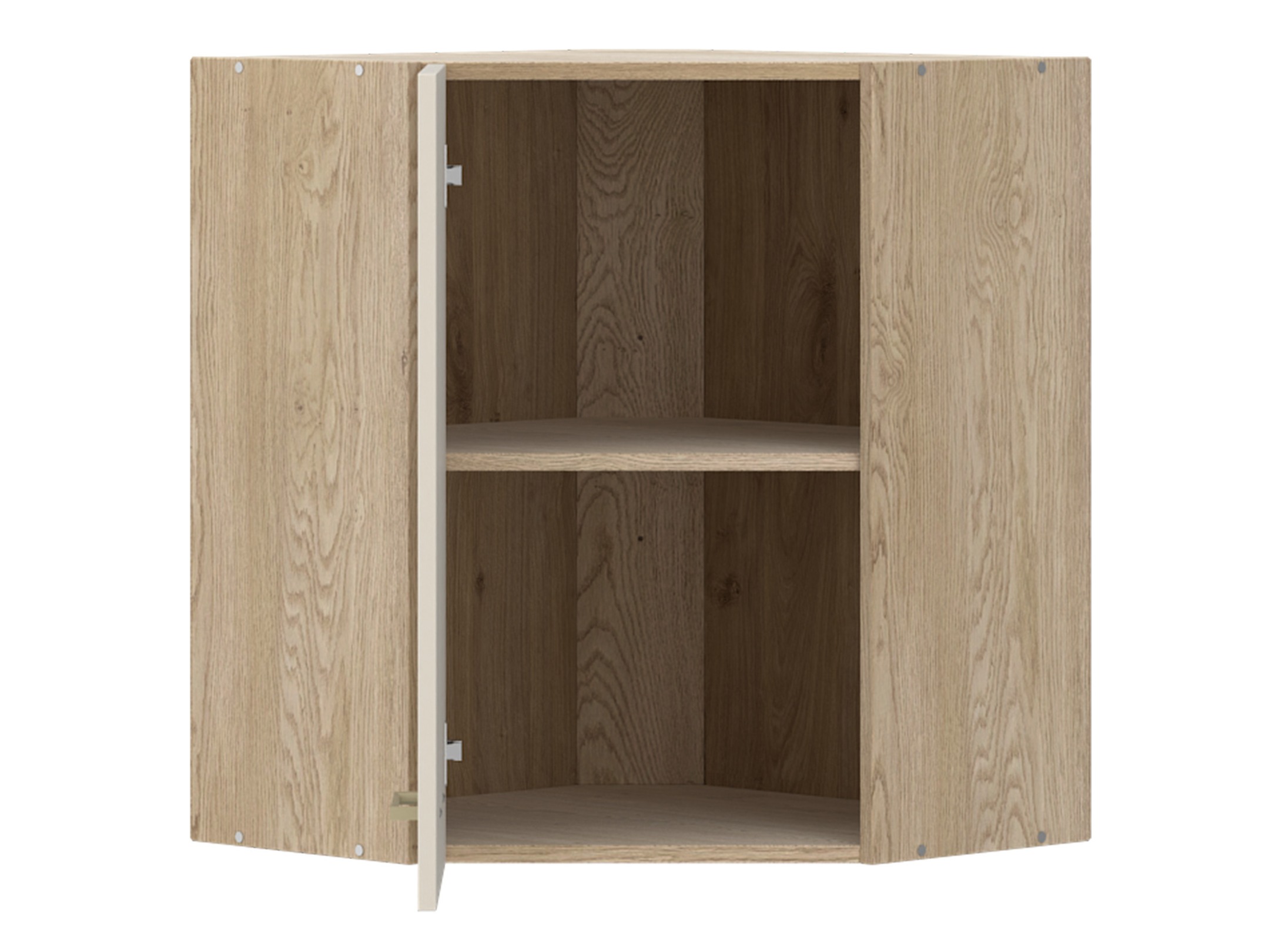 Modular wall-mounted corner cabinet Quti 119