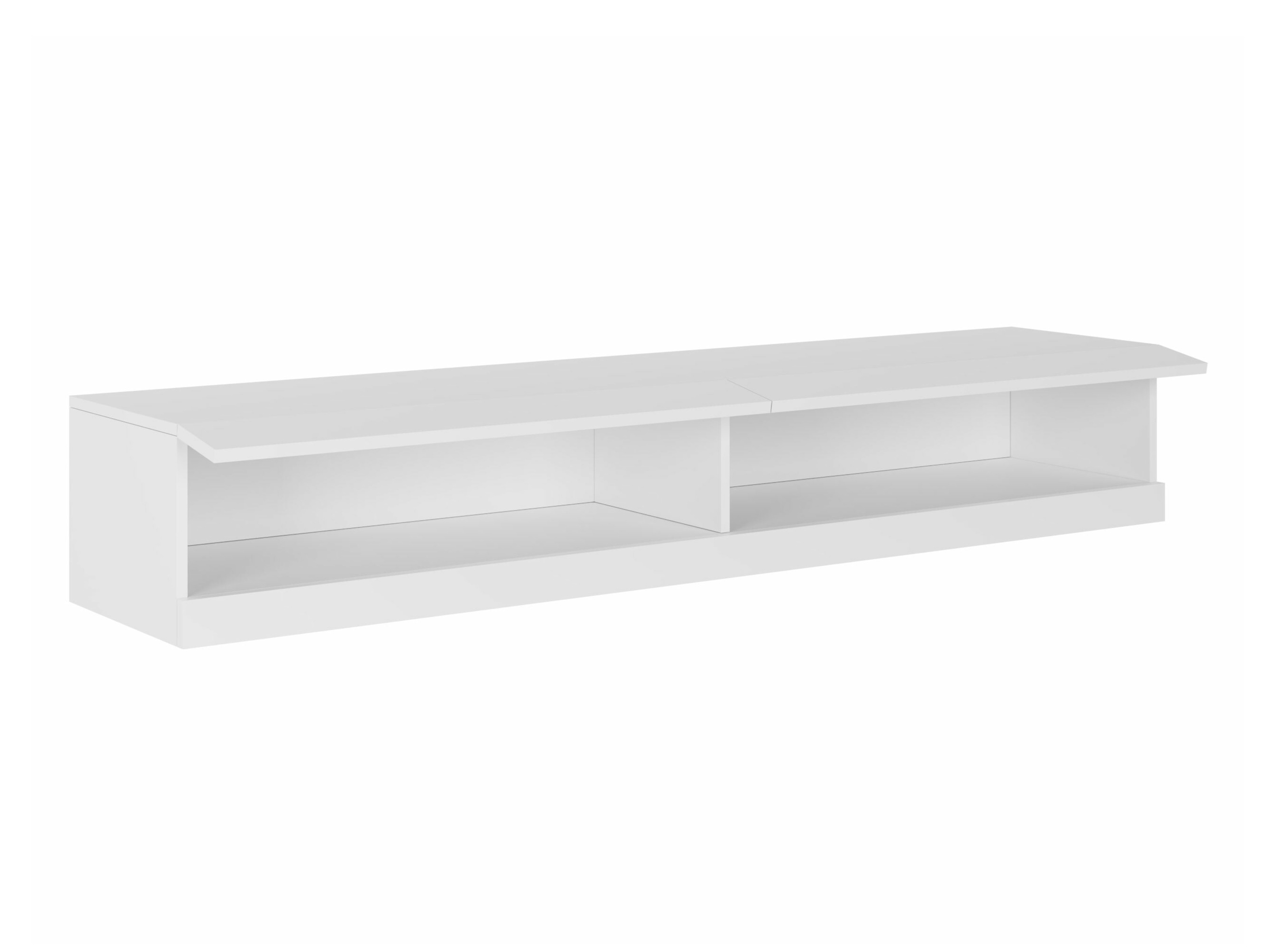 TV stand Vilrin (Black + Glossy black)
