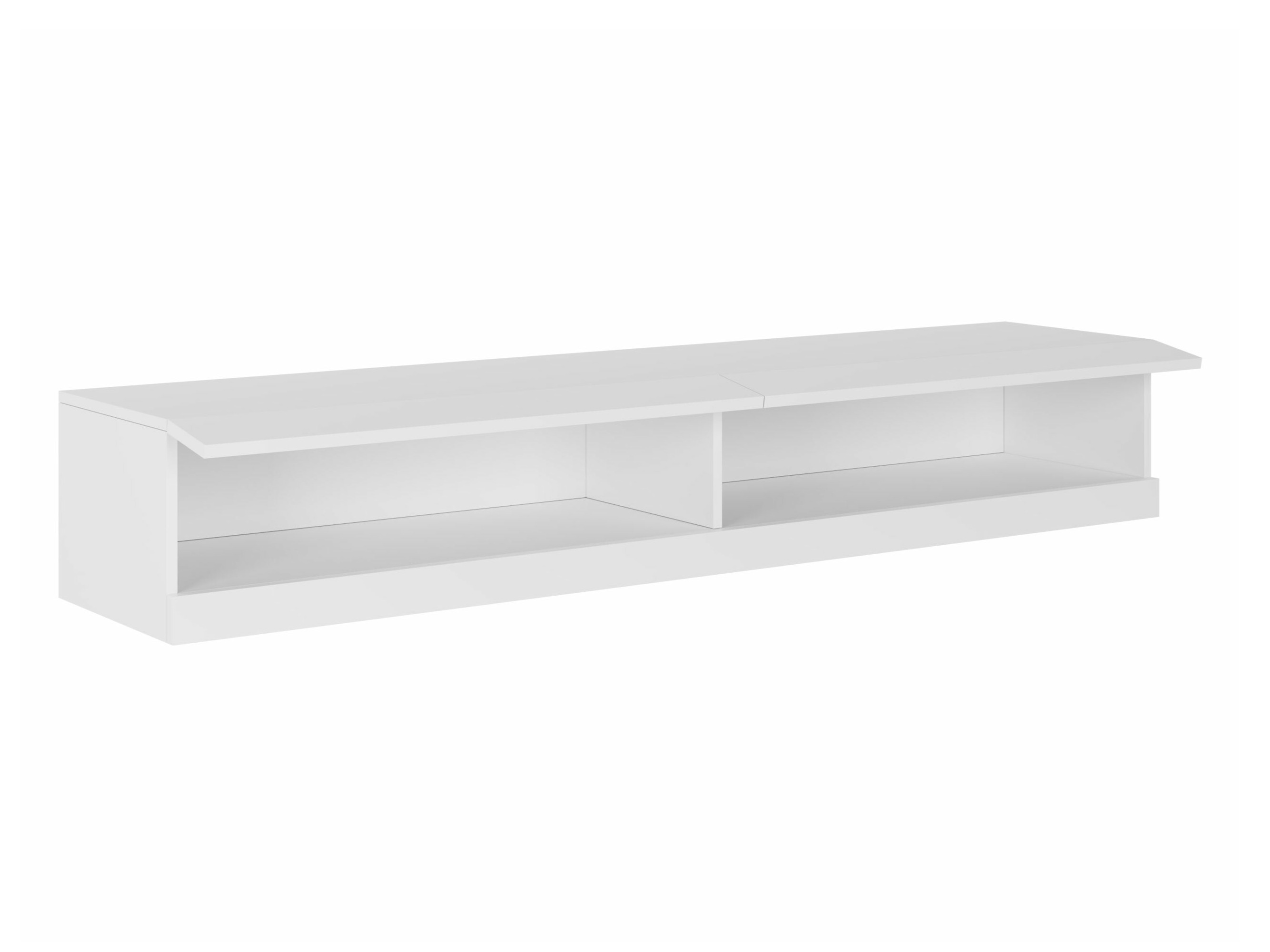 TV stand Vilrin (Black + Glossy black)