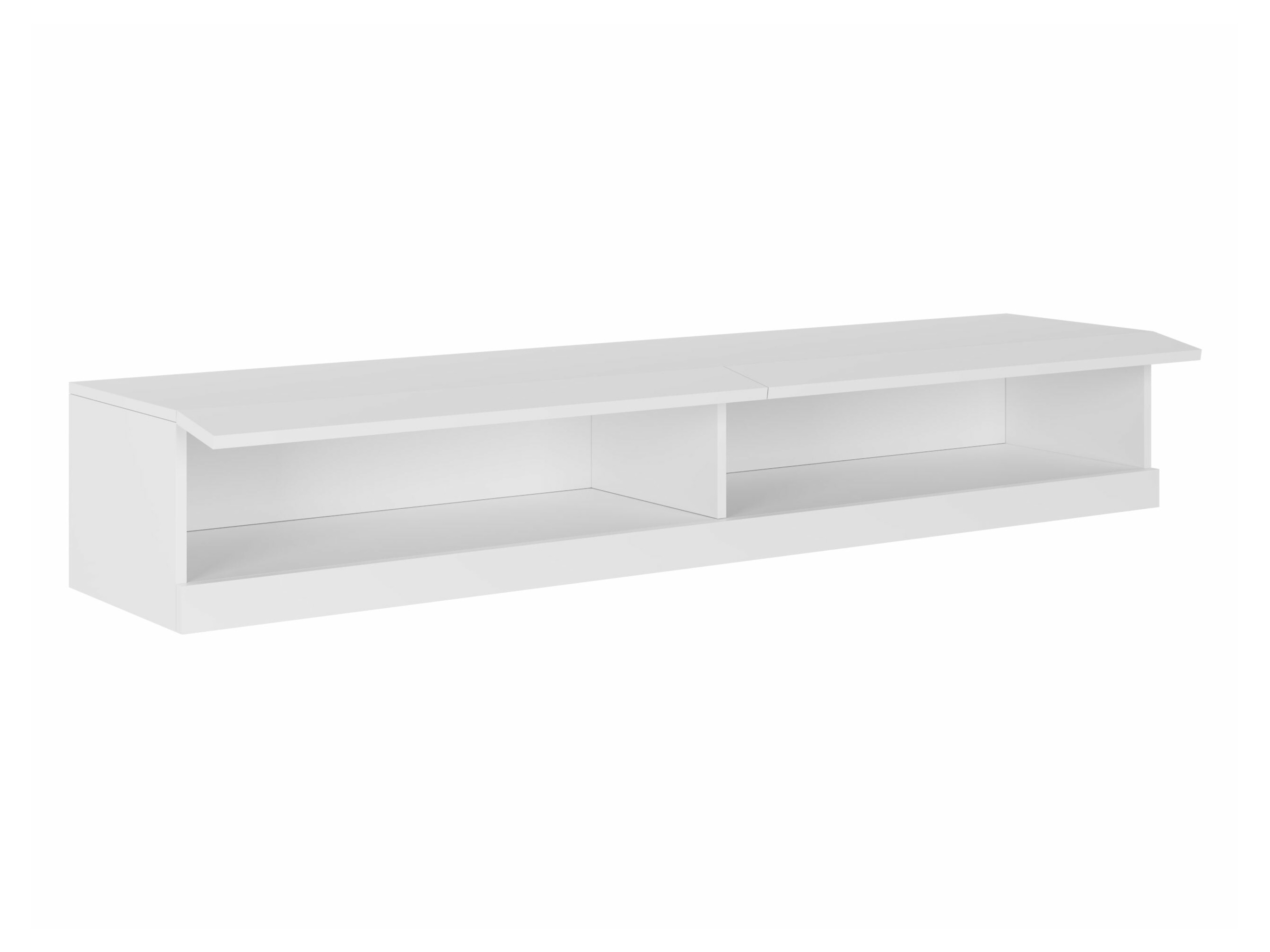 TV stand Vilrin (Black + Glossy black)
