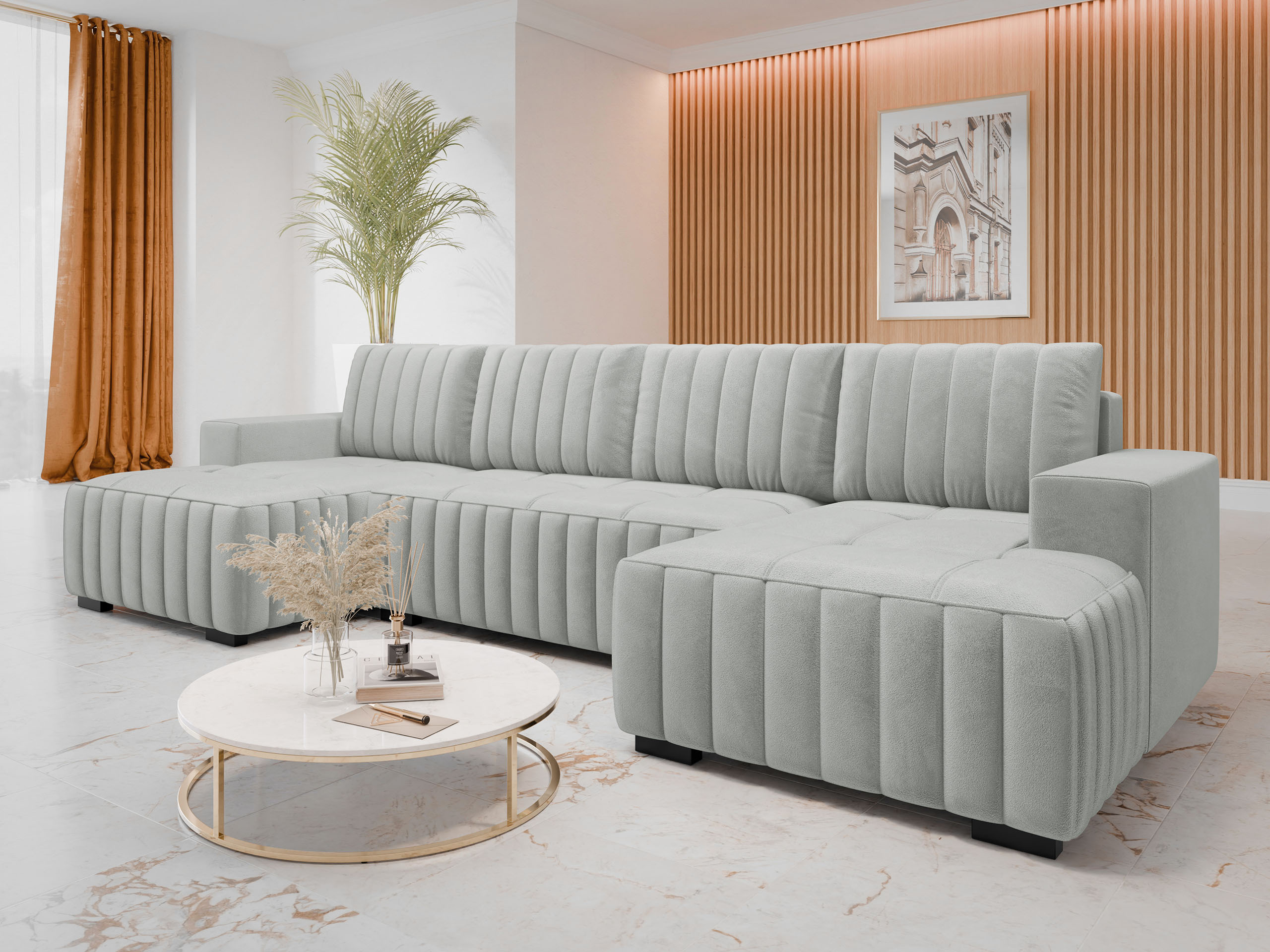 Corner sofa Modestas II (Manila 14)