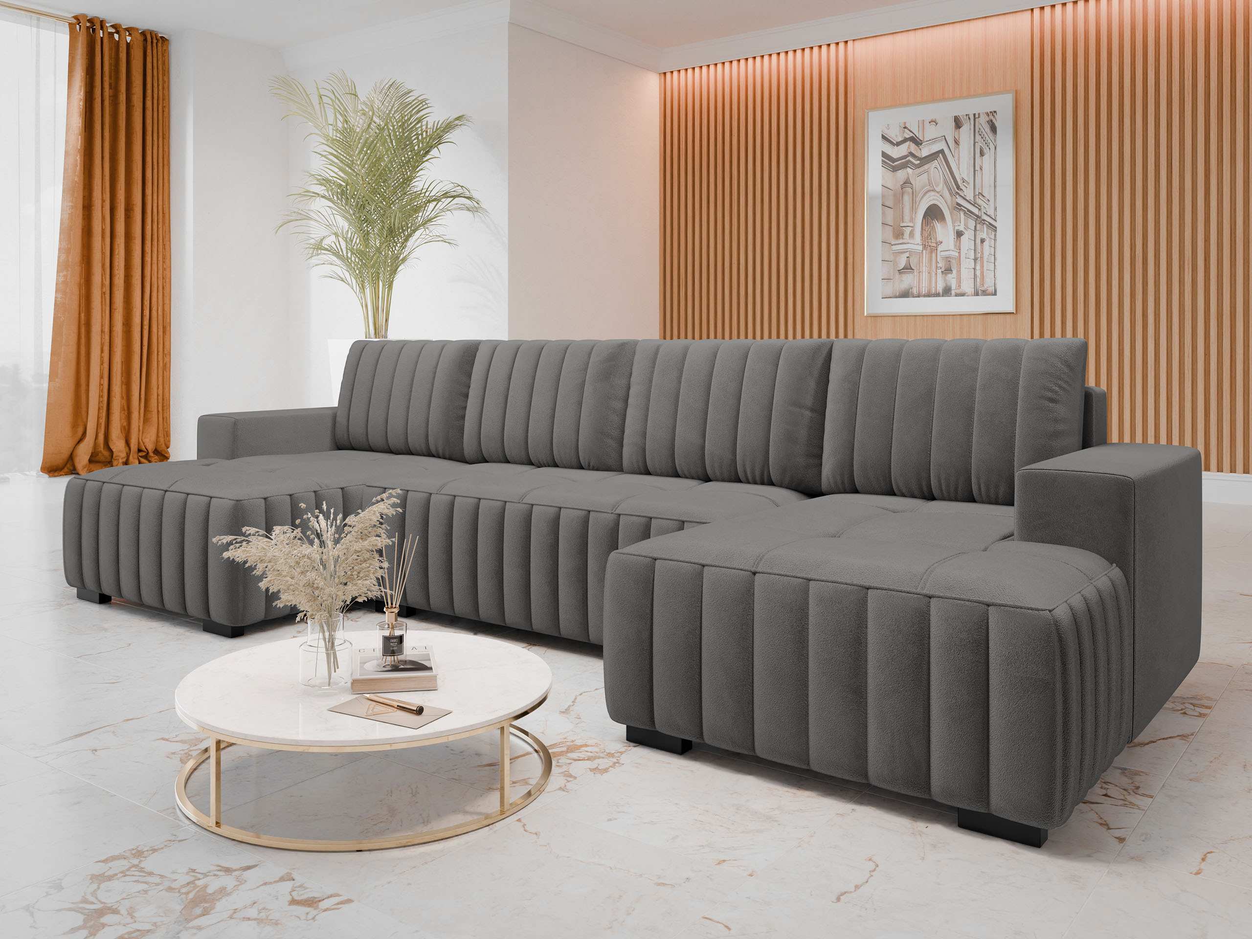 Corner sofa Modestas II (Manila 16)