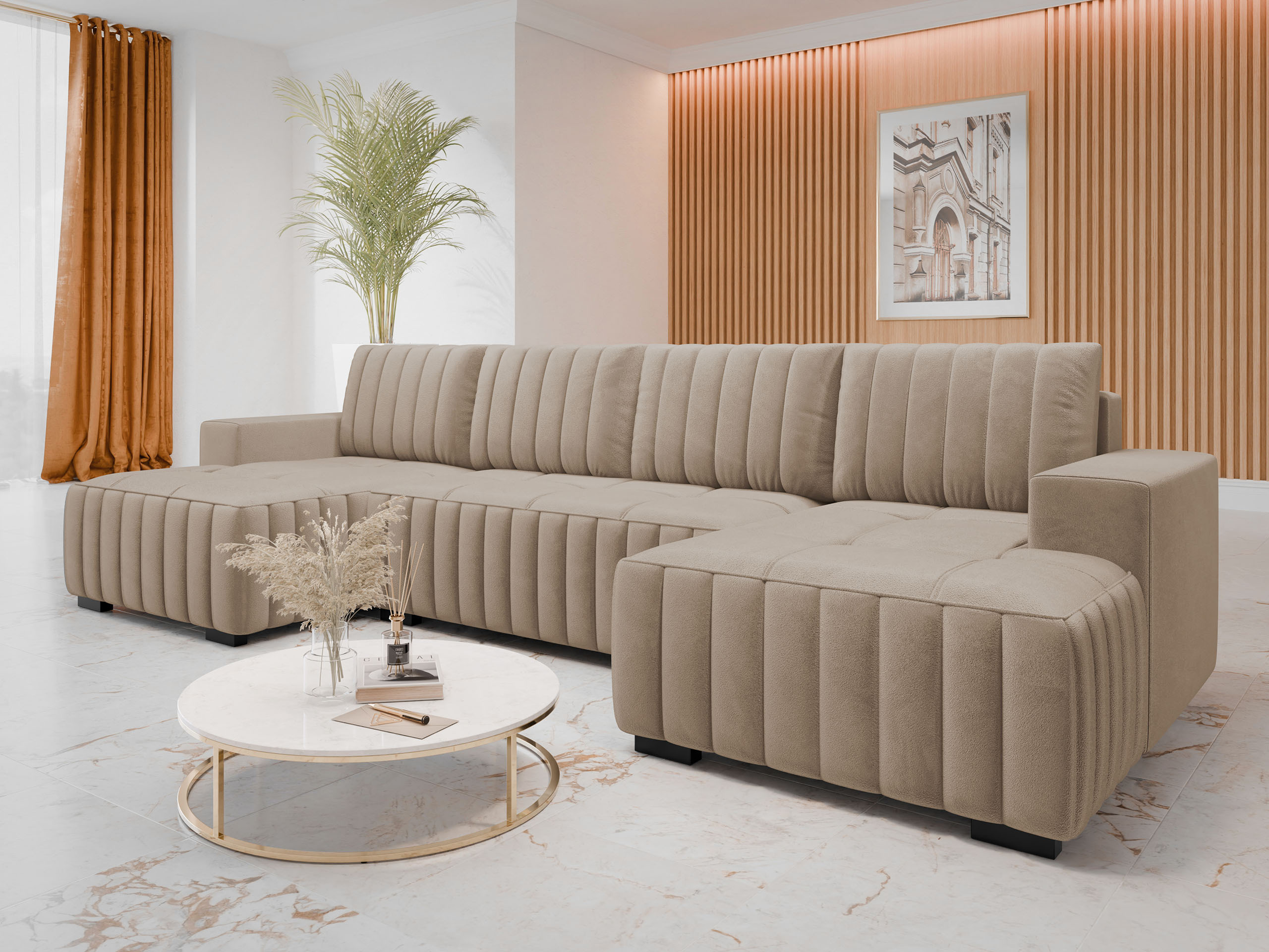 Corner sofa Modestas II (Manila 21)