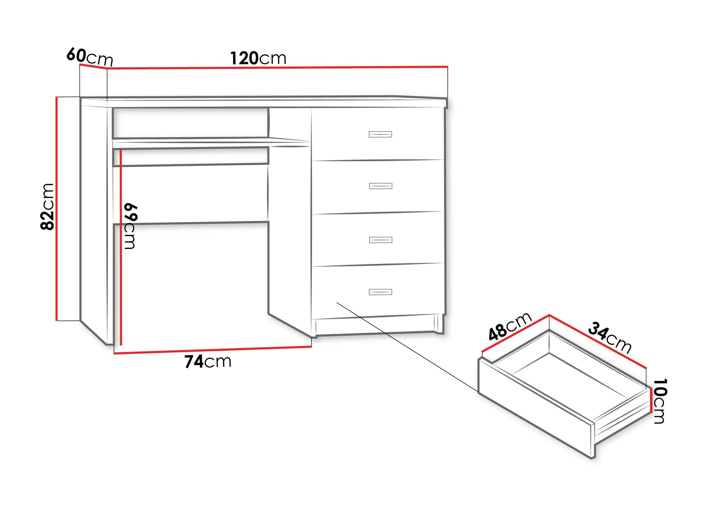 Desk Serfeno 114 (Ash)