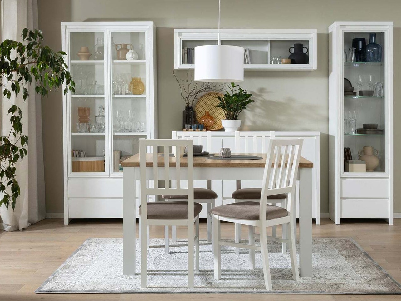 Bookcase Nolroma 113 (White)