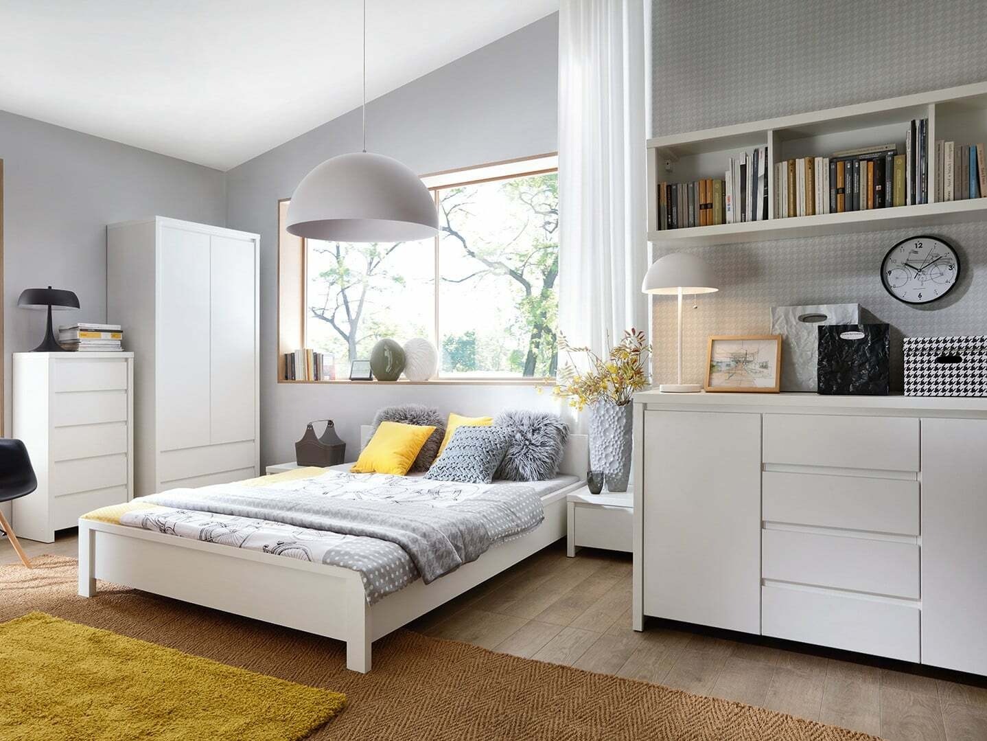 Chest of drawers Nolroma 103 (White)