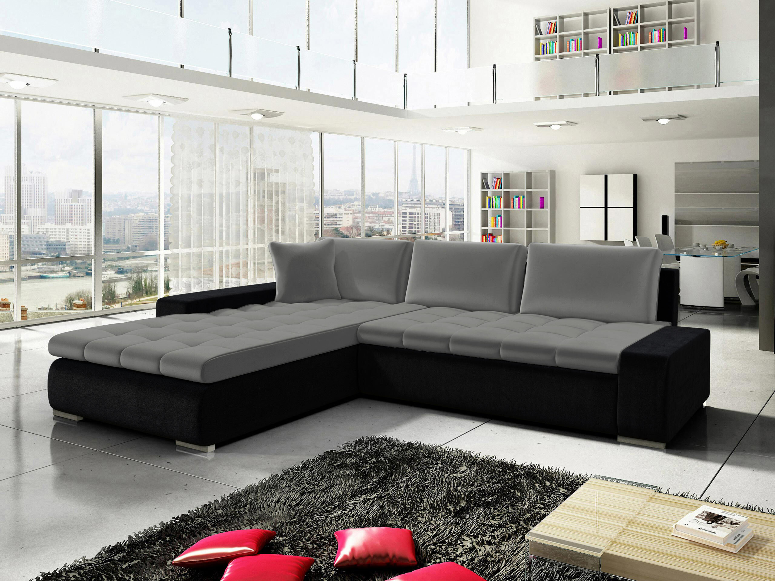 Corner sofa Comfivo Nitor II (Magic Velvet 2219 + Magic Velvet 2217)