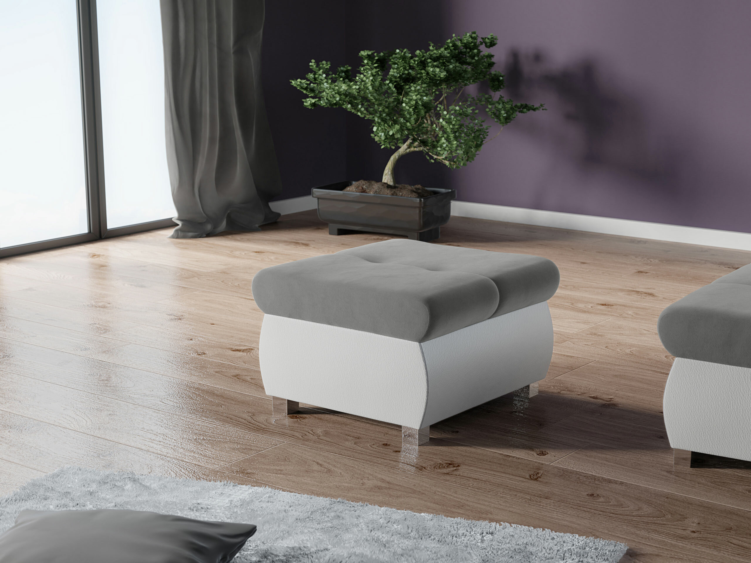 Ottoman Comfivo Nitor (Soft 017 + Magic Velvet 2217)
