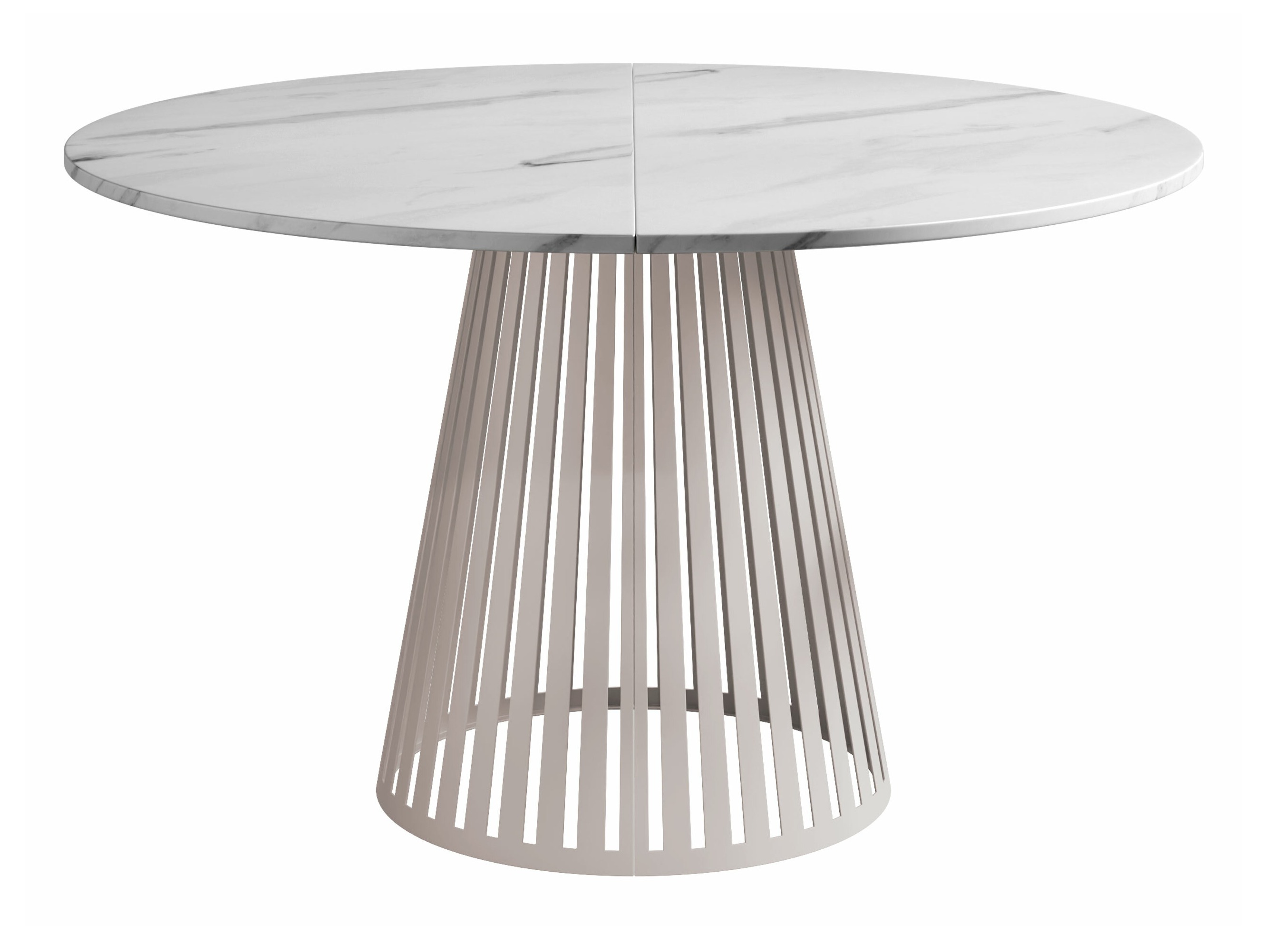 Table Prudentia II (White marble + Cashmere)