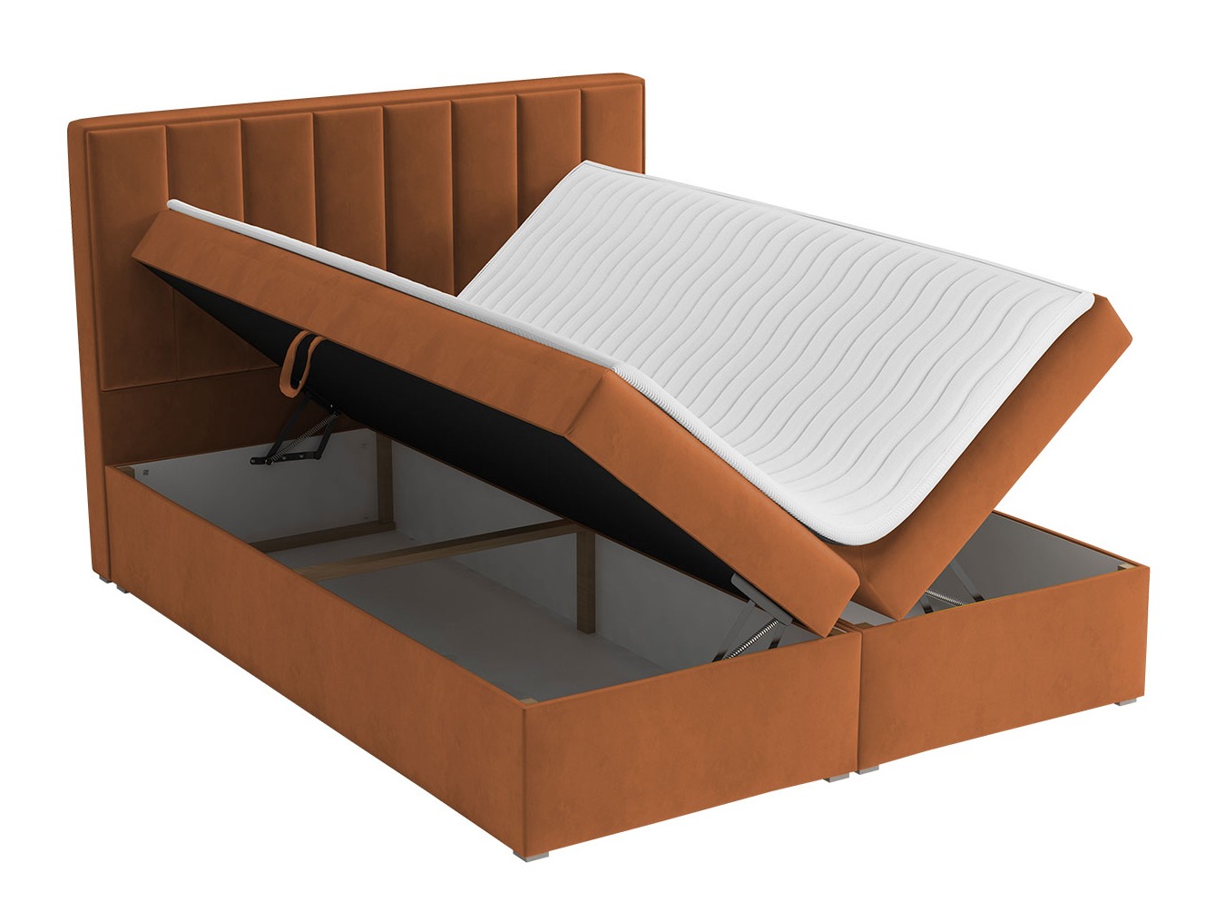 Continental bed Pomona 116 (Magic velvet 2213)