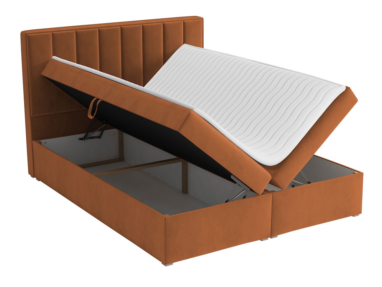 Continental bed Pomona 116 (Magic velvet 2225)
