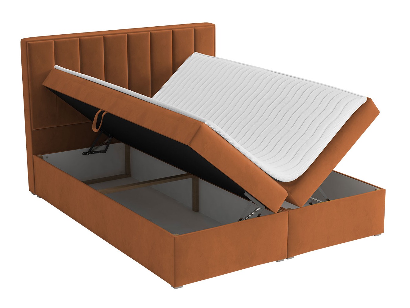 Continental bed Pomona 116 (Magic velvet 2225)