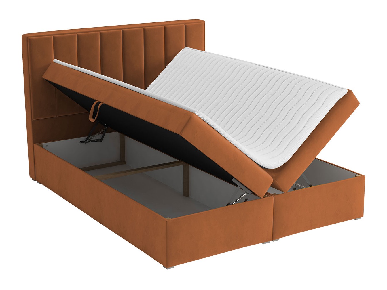 Continental bed Pomona 116 (Magic velvet 2225)
