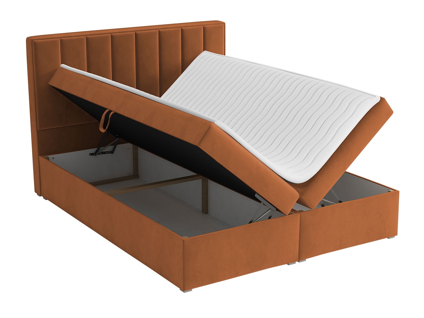 Continental bed Pomona 116 (Magic velvet 2258)