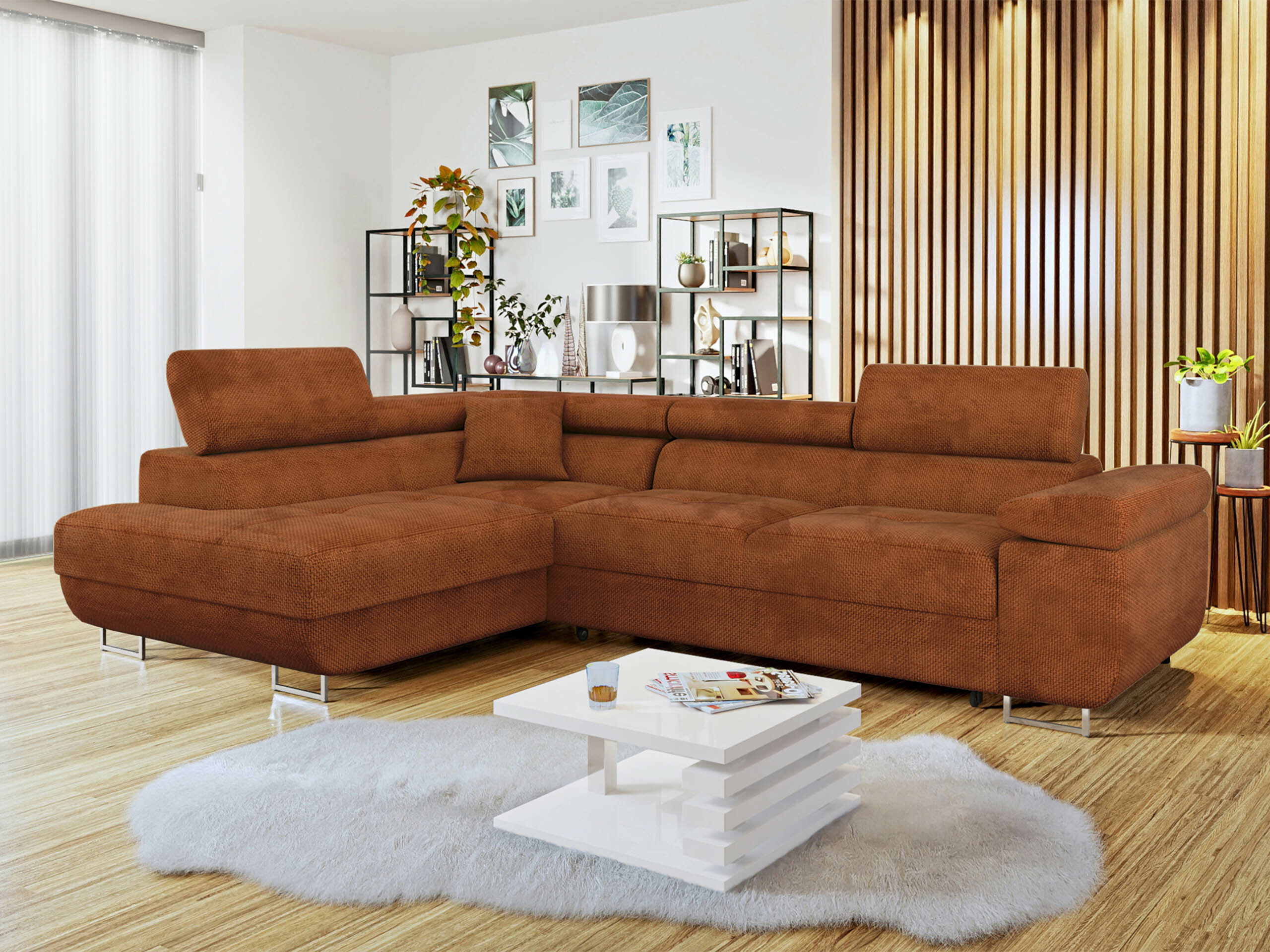 Corner sofa Comfivo Eliferu 100 (Flow 09)