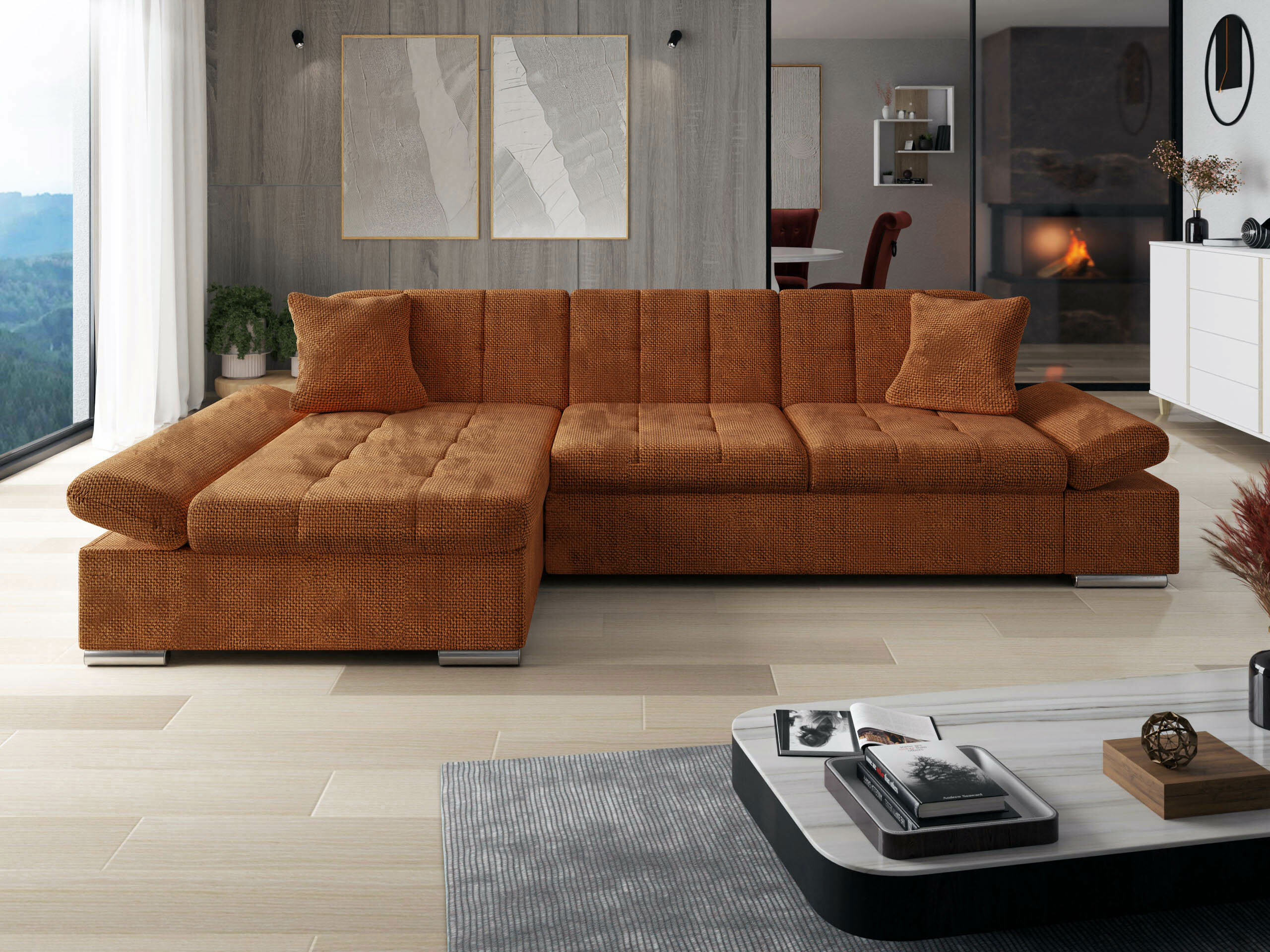 Corner sofa Comfivo Sanitas I (Flow 9)