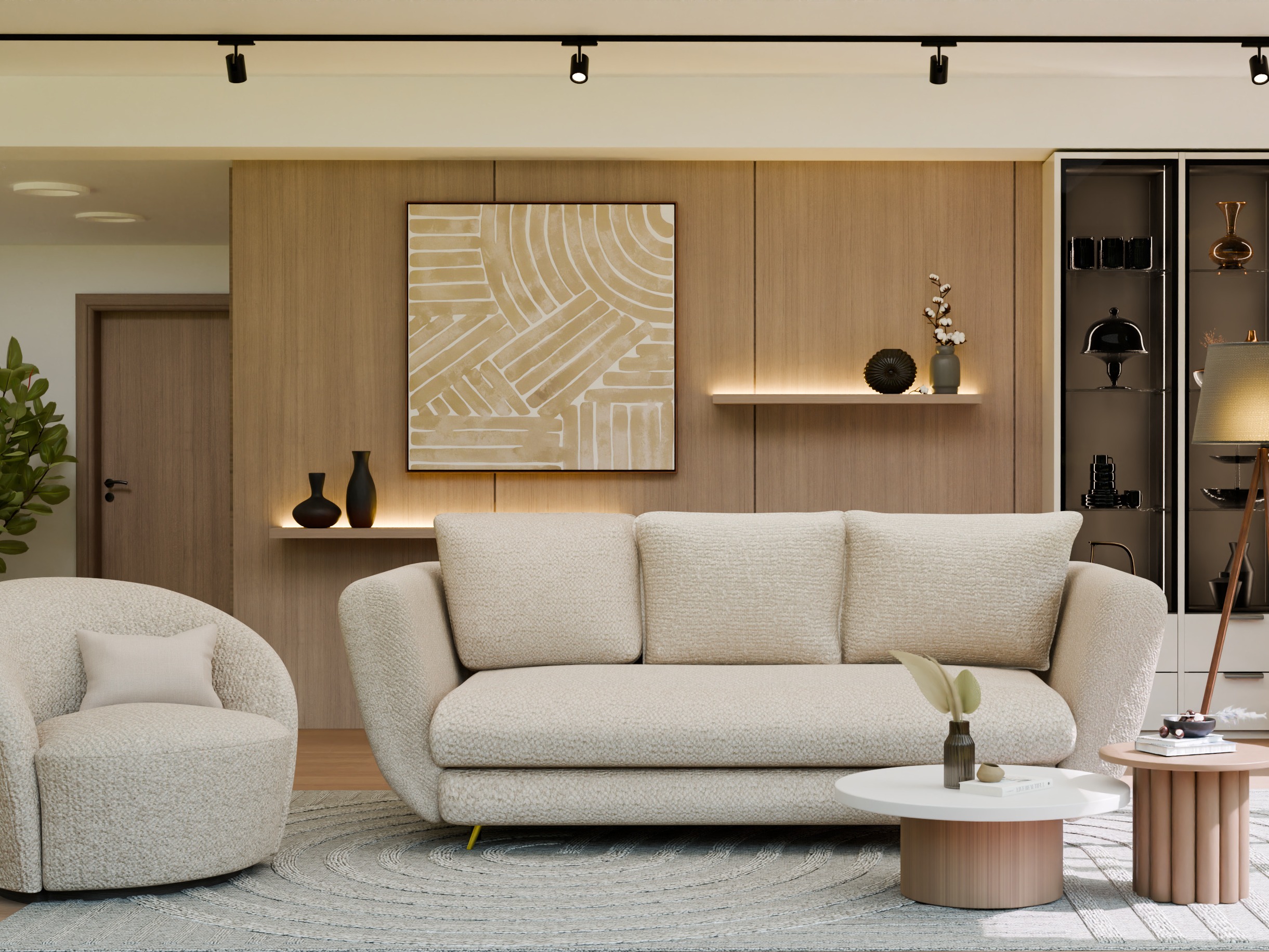 Sofa bed Mandeville 354 (Golden + Black)