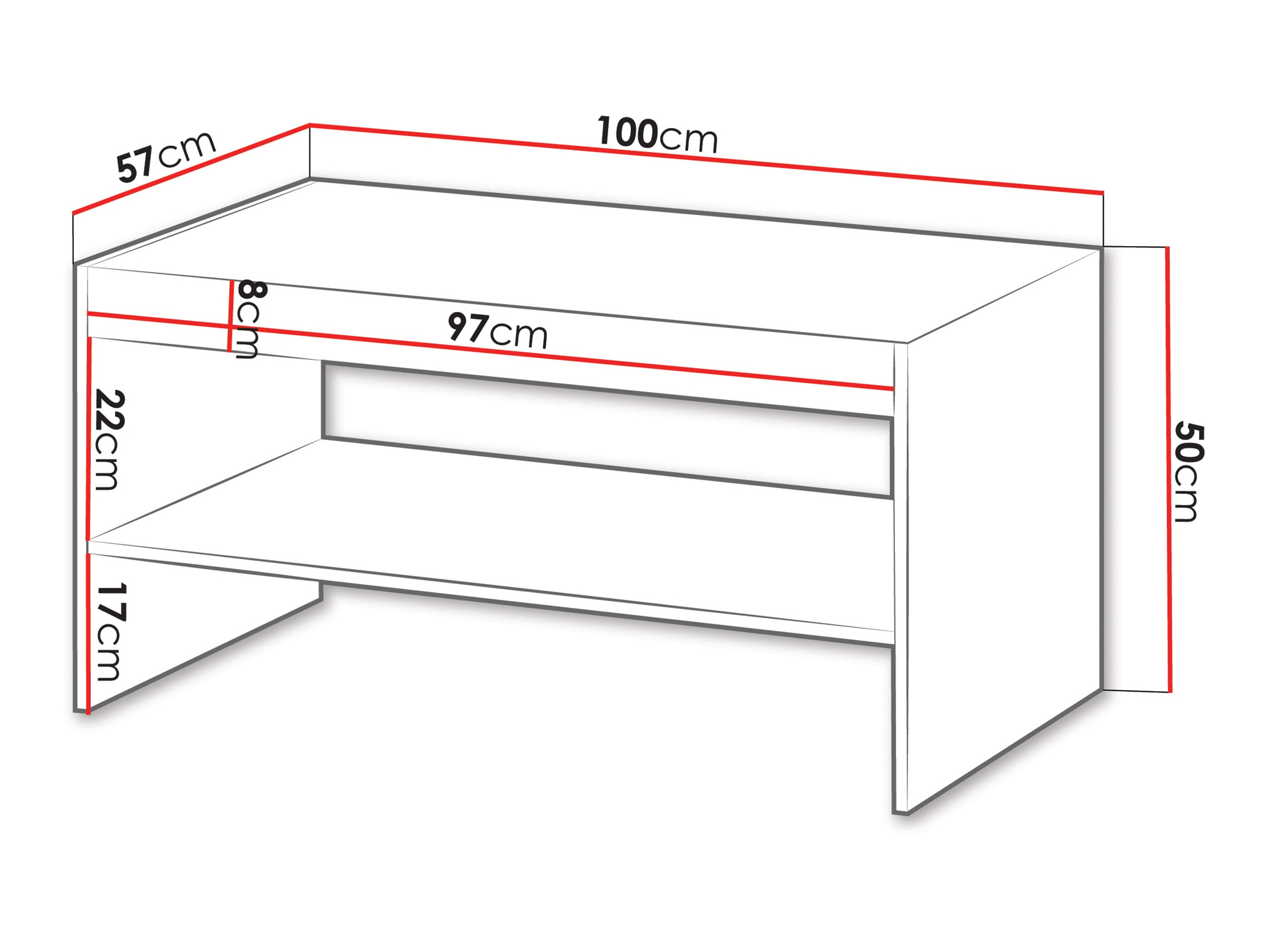 Coffee table Evavese 107 (Beige)