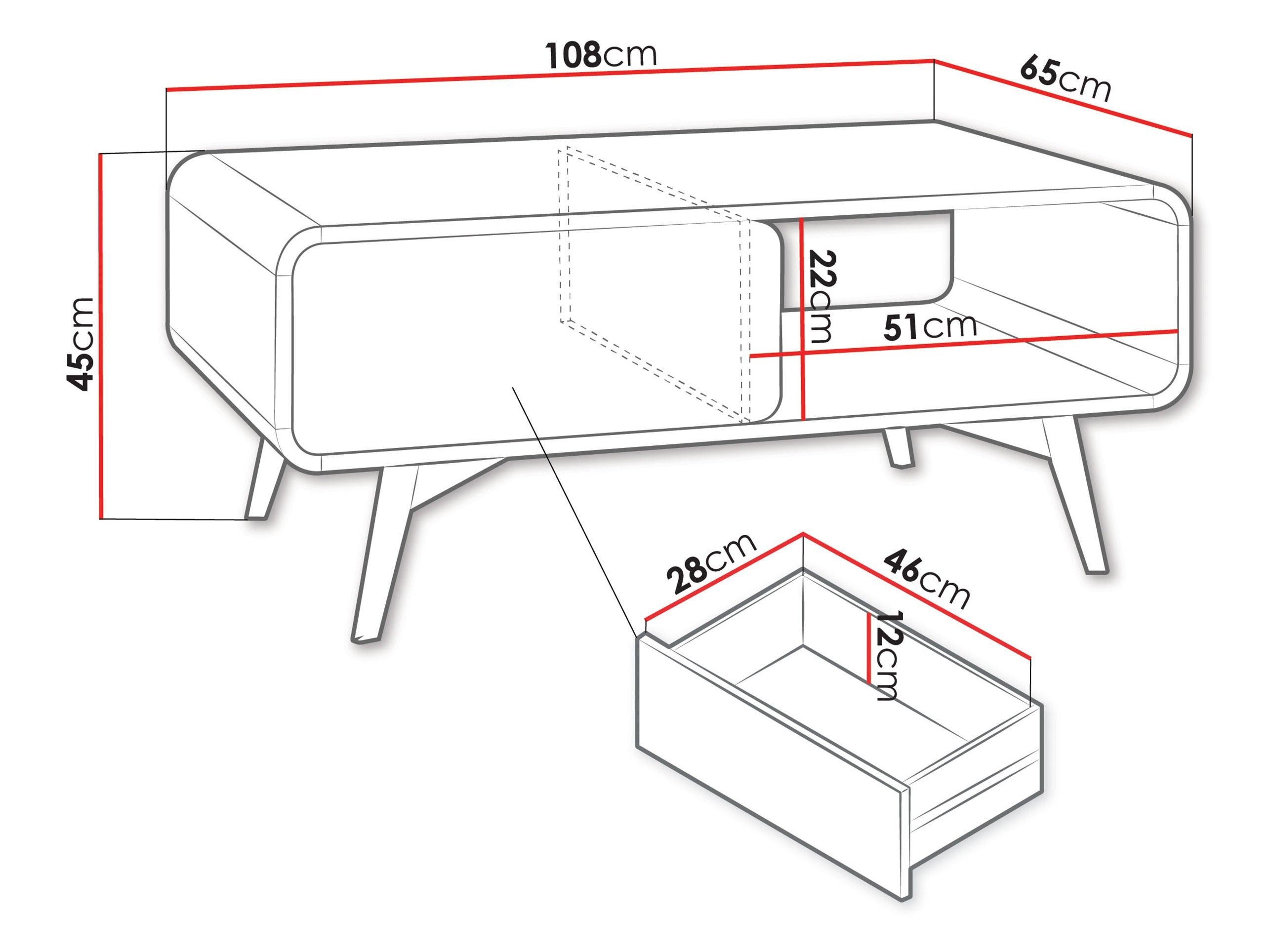 Coffee table Talsalo 105